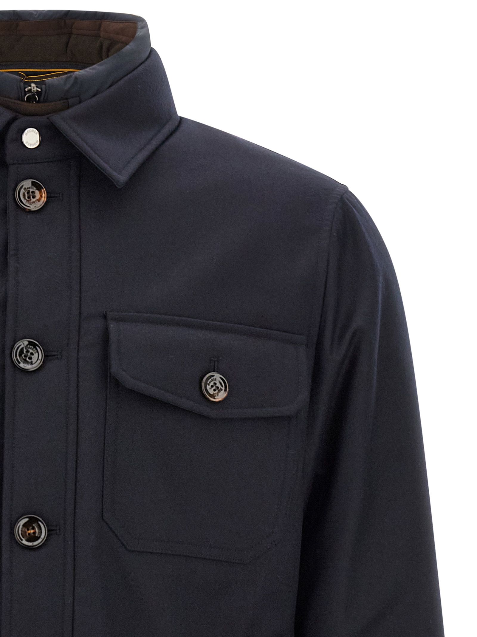 Wool Full-Length Men's Jacket - MooRER - Modalova