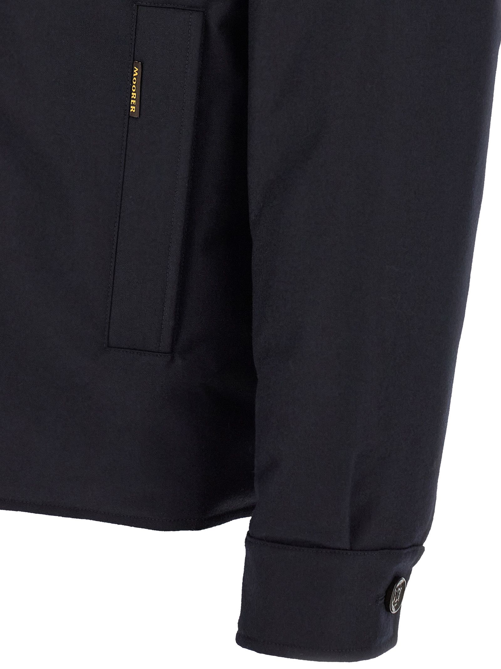 Wool Full-Length Men's Jacket - MooRER - Modalova