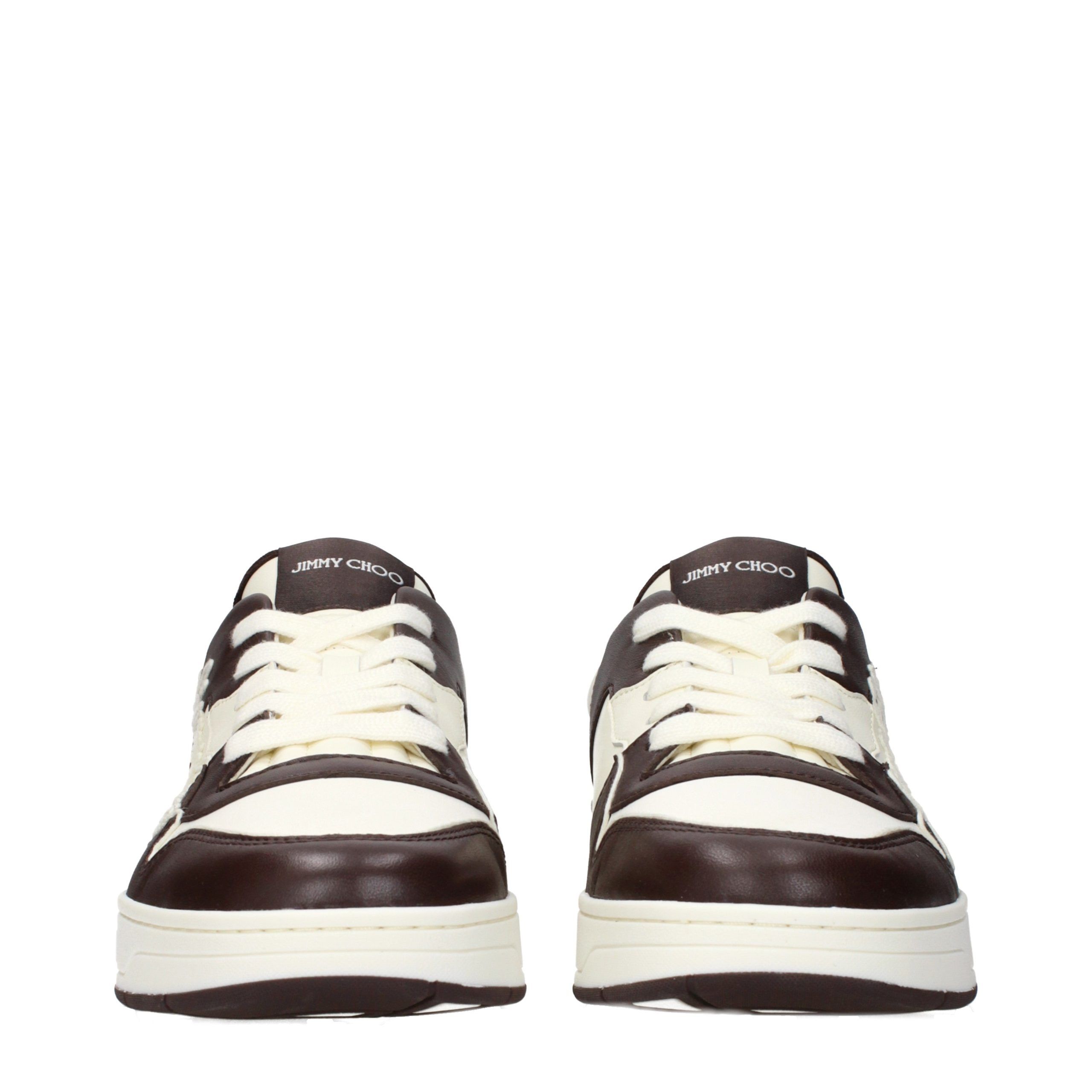 Leather Low Top Men's Sneakers - Jimmy Choo - Modalova