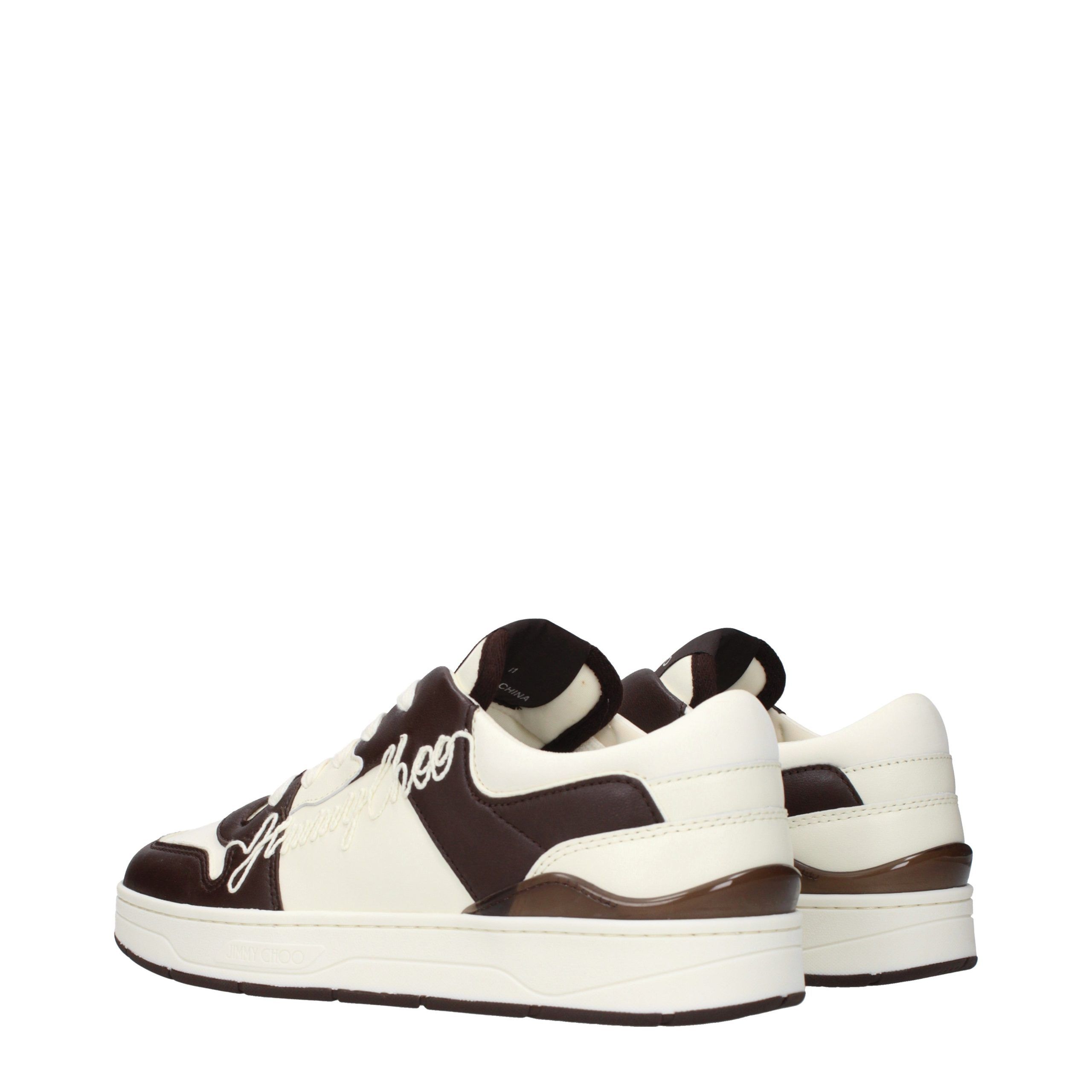 Leather Low Top Men's Sneakers - Jimmy Choo - Modalova