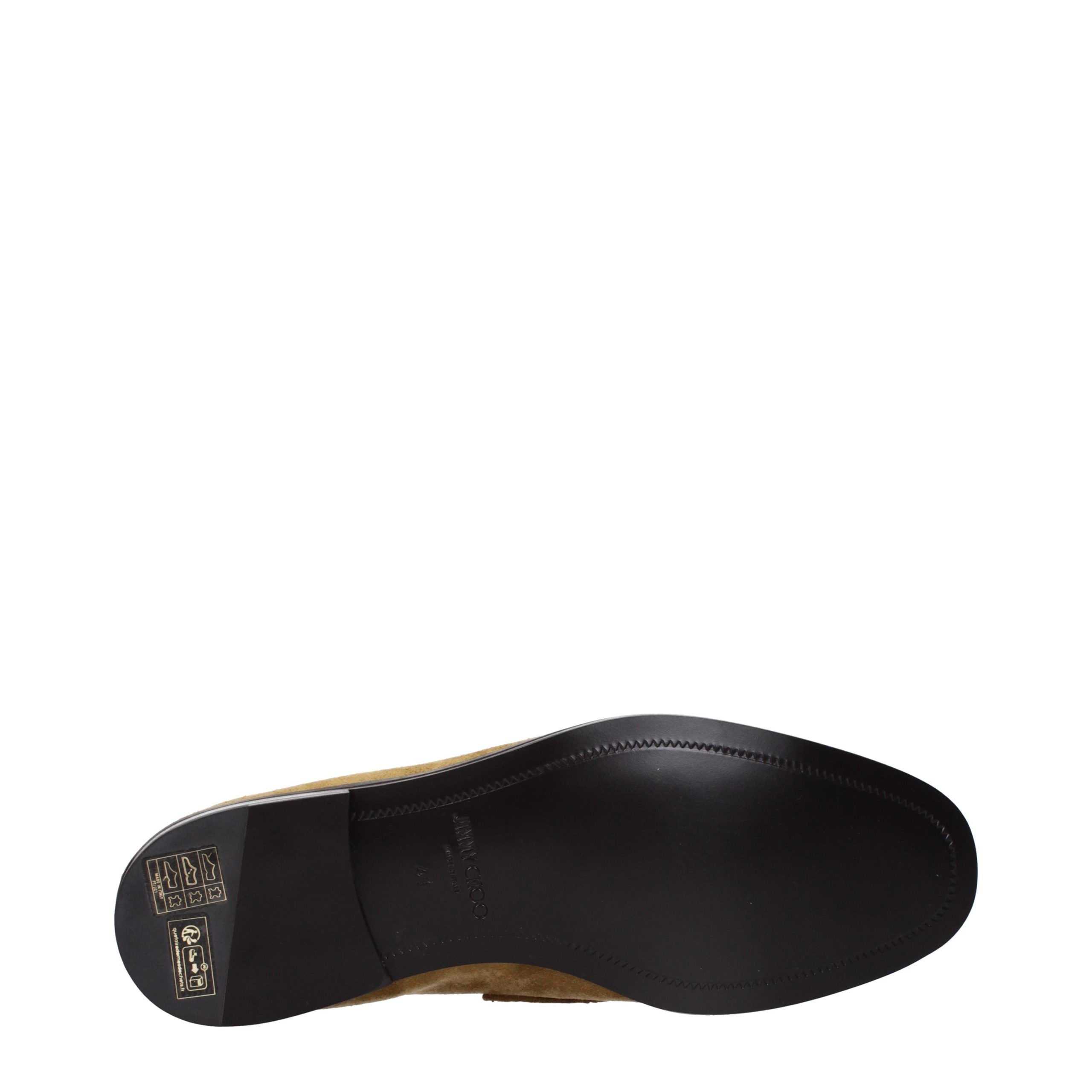 Leather Slip-On Men's Loafers - Jimmy Choo - Modalova