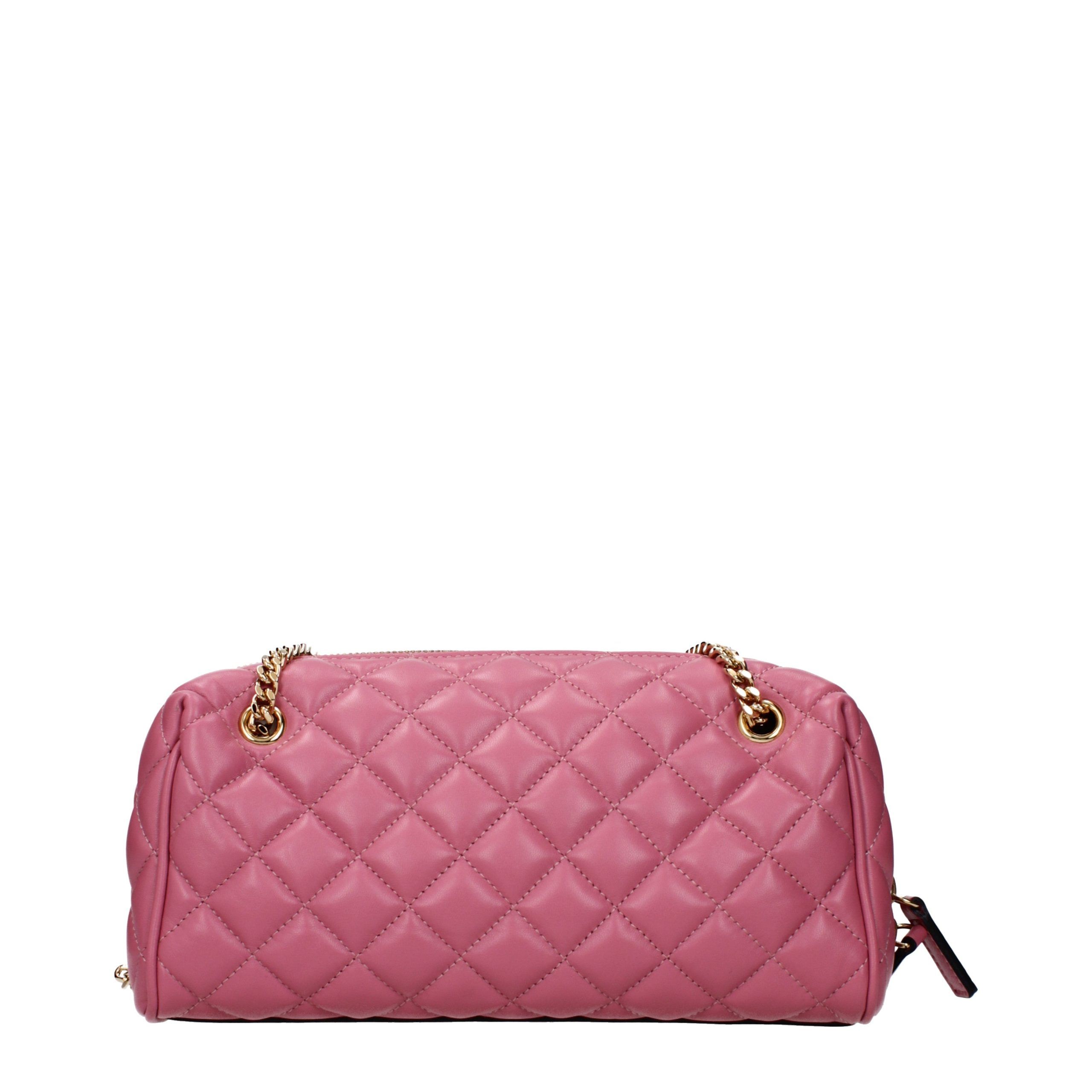 Leather Shoulder Women's Bag - Versace - Modalova