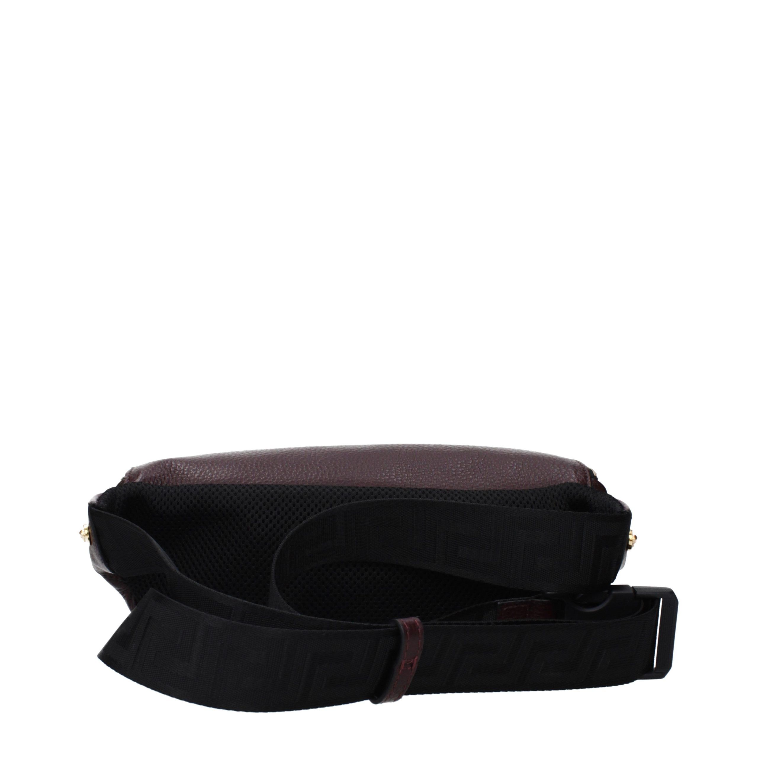 Leather Men's Backpack - Versace - Modalova