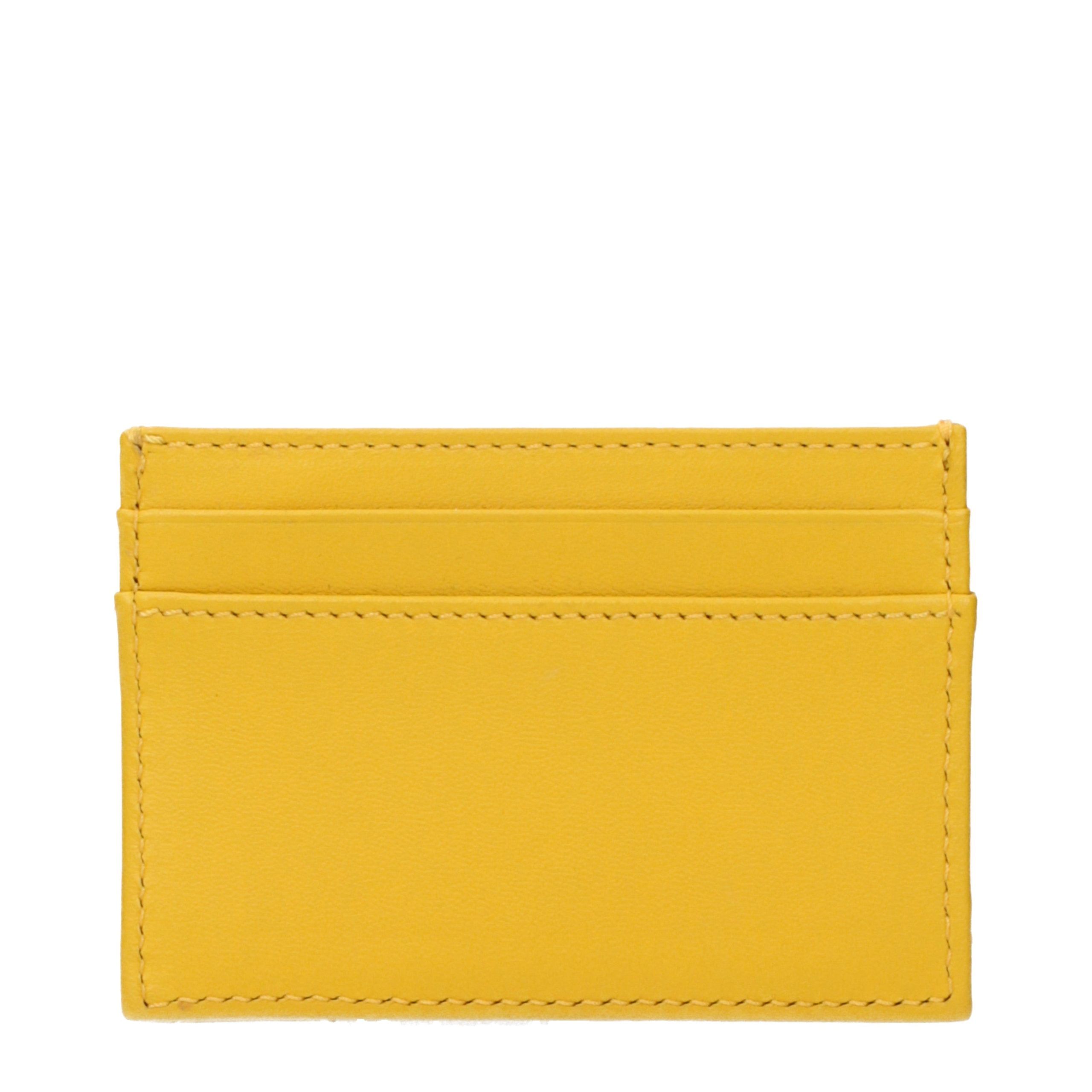 Leather Women's Cardholder - Versace - Modalova
