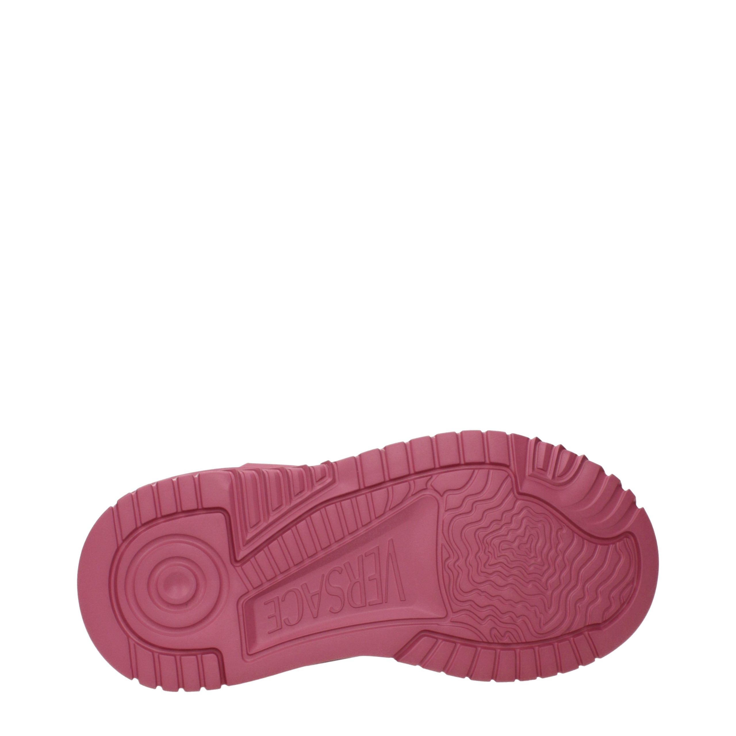 Leather Chunky Women's Sneakers - Versace - Modalova