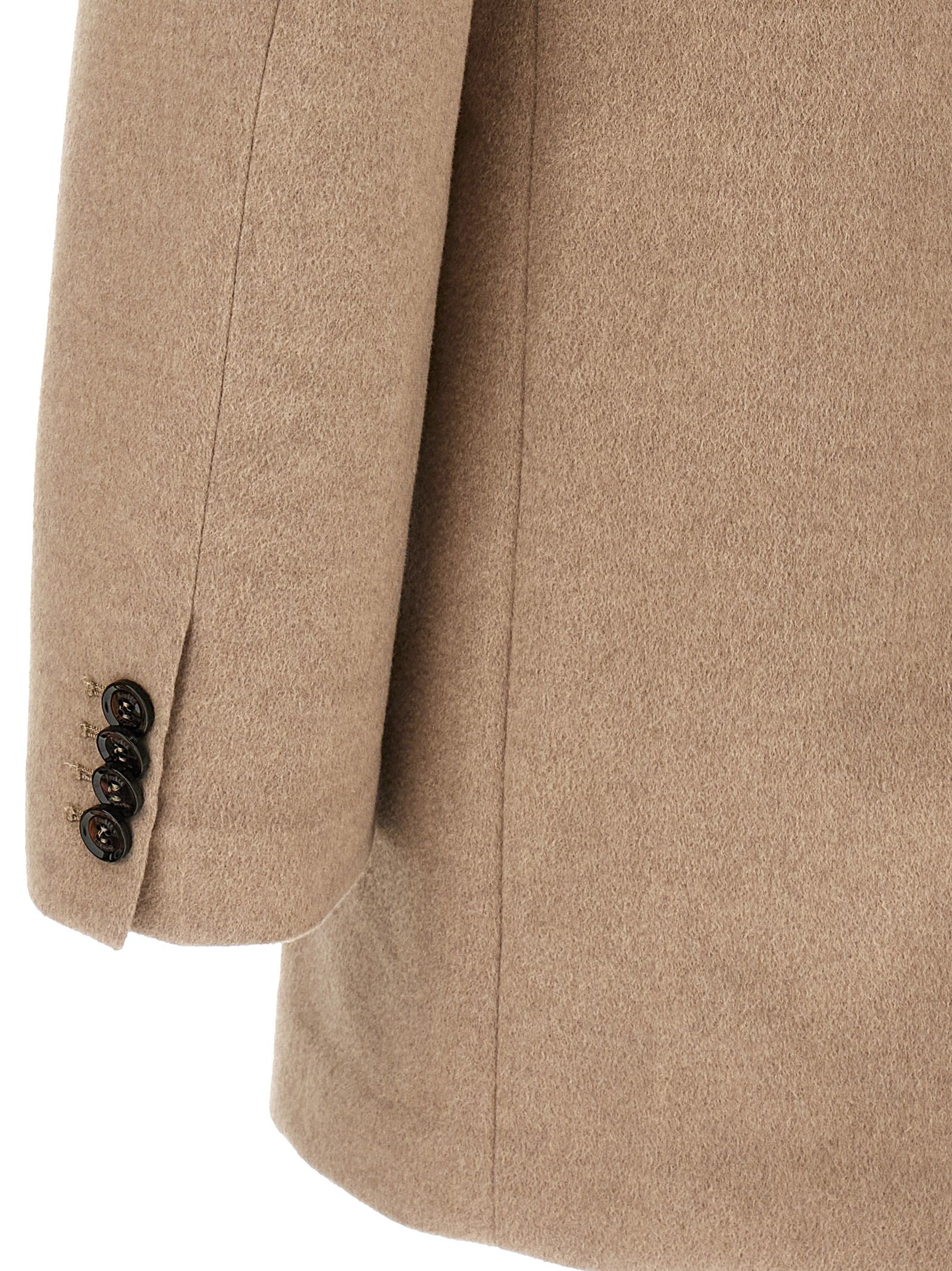 MooRER Beige Wool Men's Coat - MooRER - Modalova