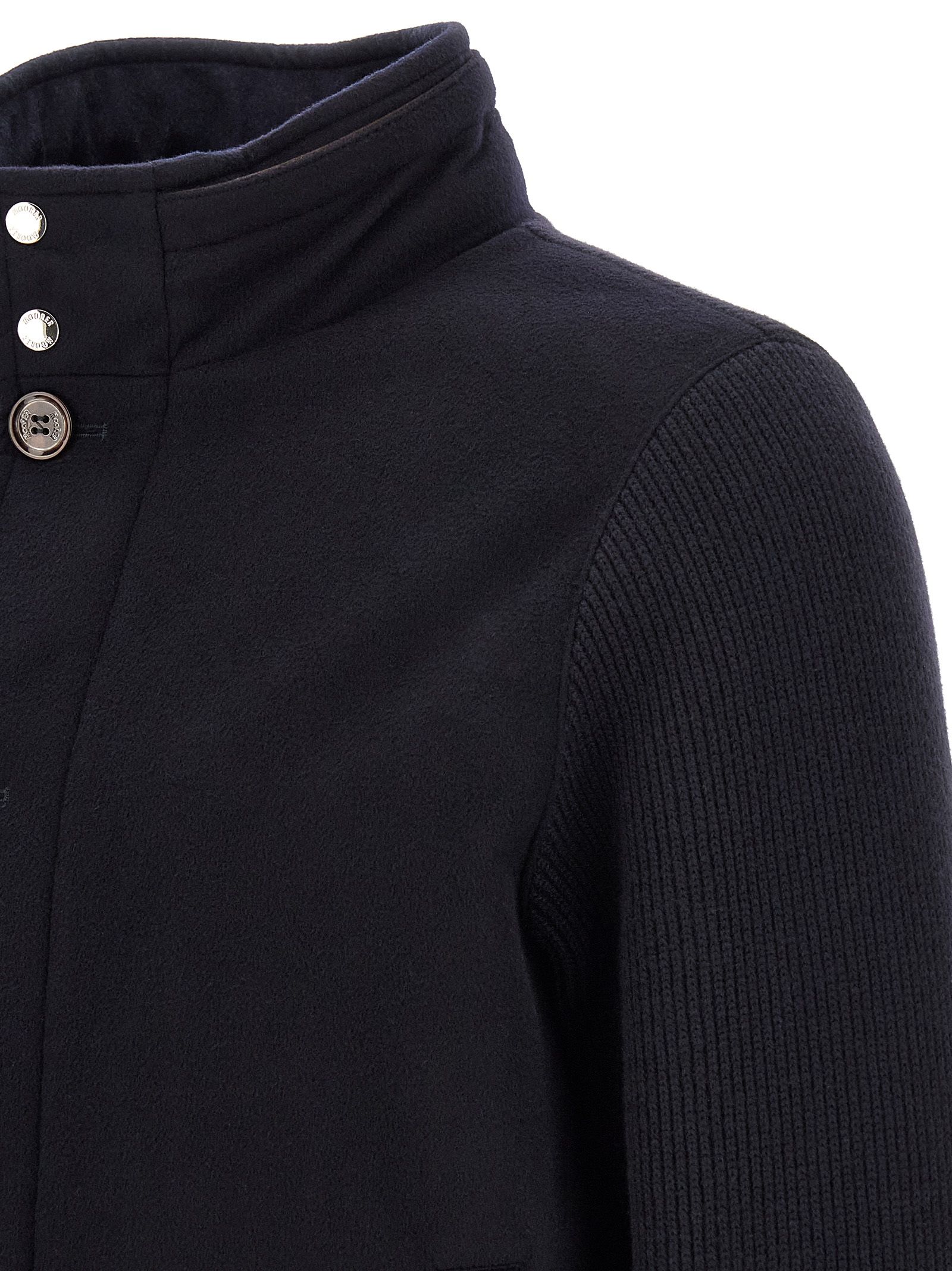MooRER Blue Wool Men's Bomber - MooRER - Modalova