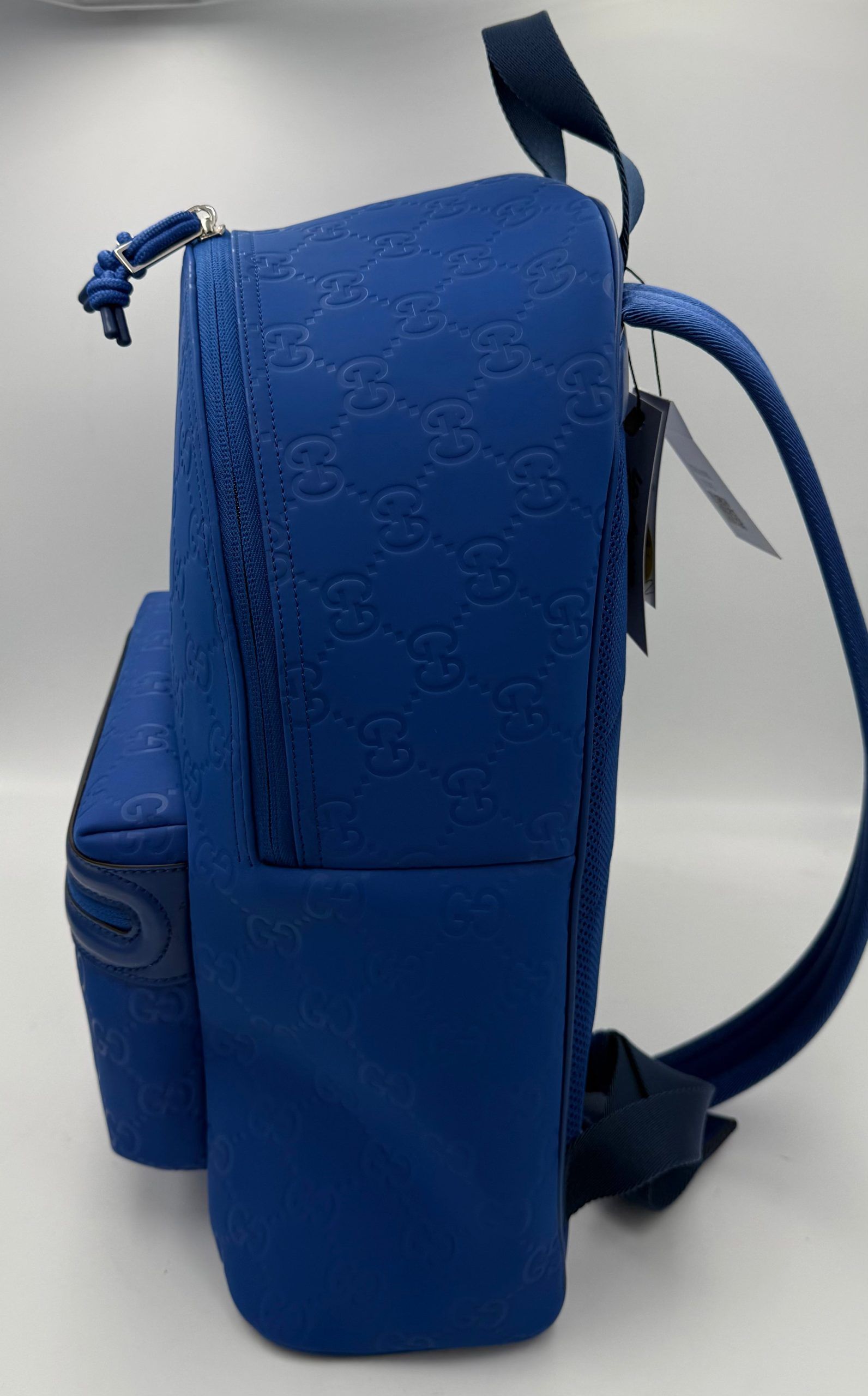 GG Leather Blue Backpack (Pre-Owned) - Gucci - Modalova