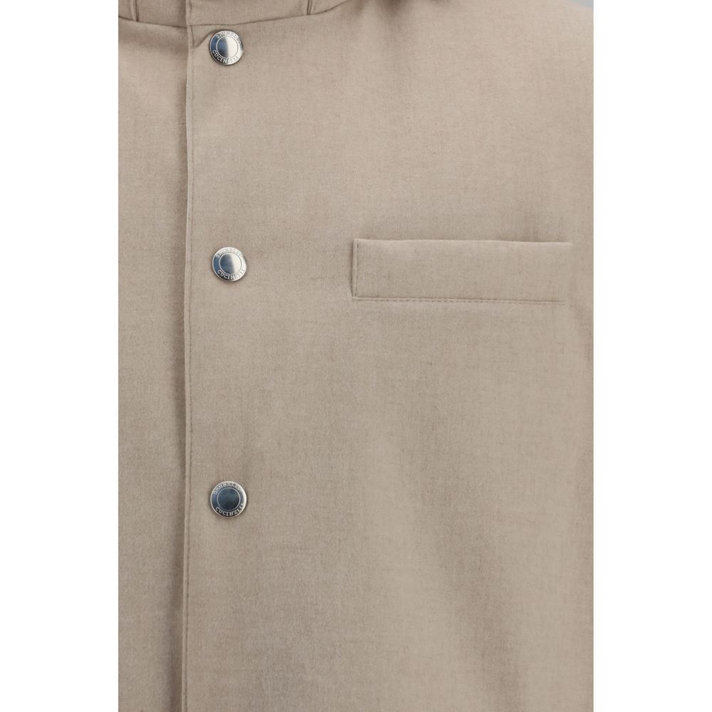 Wool Oves Aries Sleeveless Men's Jacket - Brunello Cucinelli - Modalova