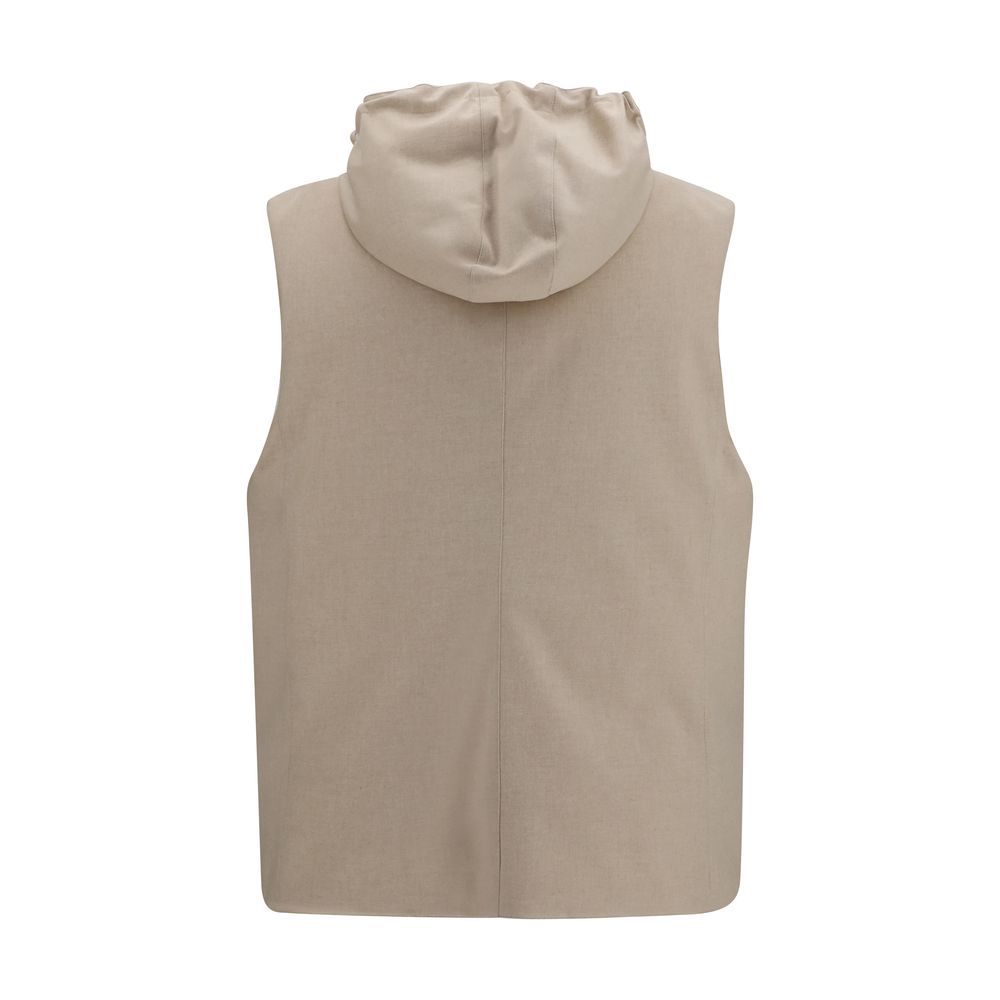 Wool Oves Aries Sleeveless Men's Jacket - Brunello Cucinelli - Modalova