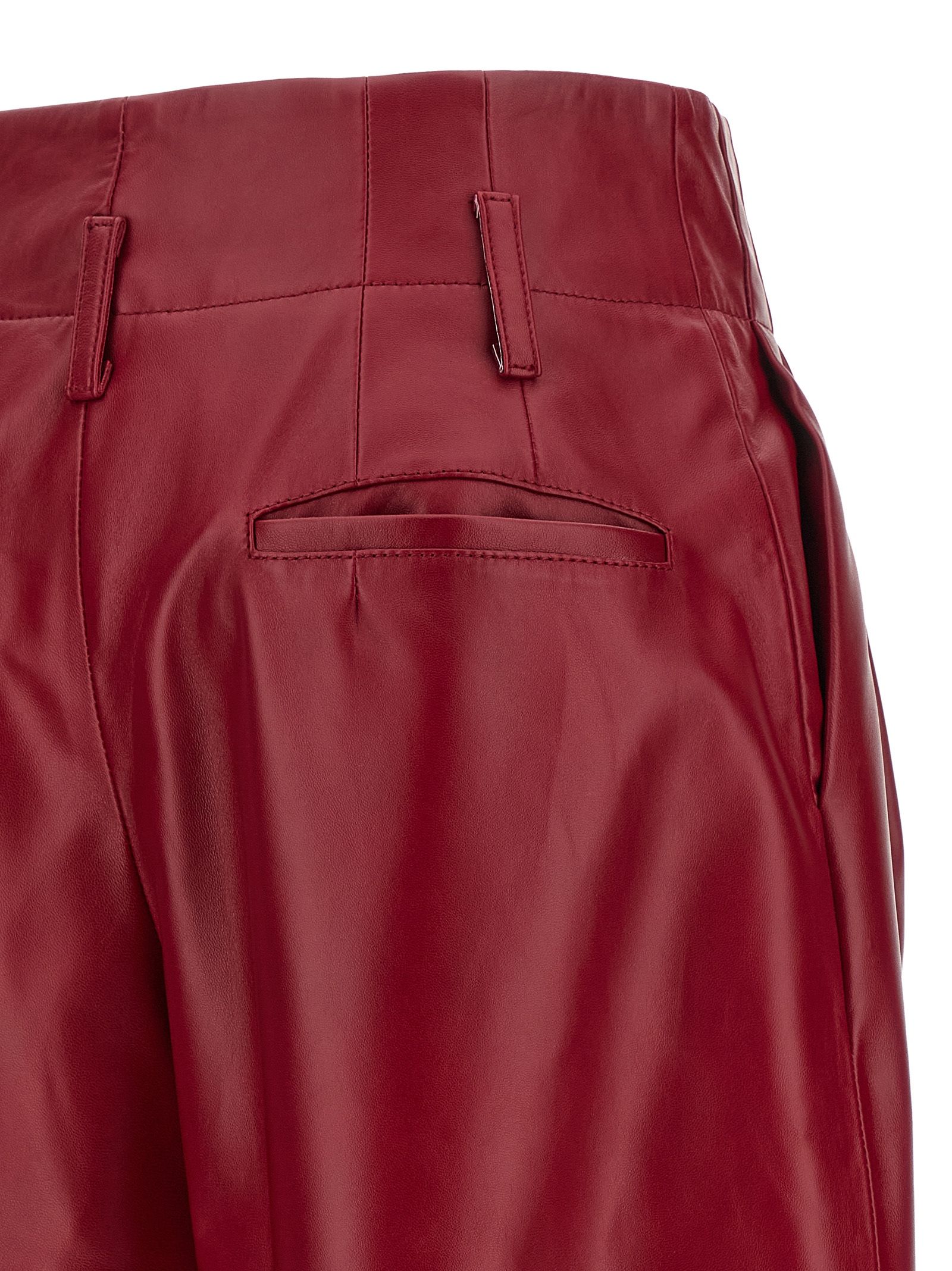 Leather Women's Pants - Alberta Ferretti - Modalova