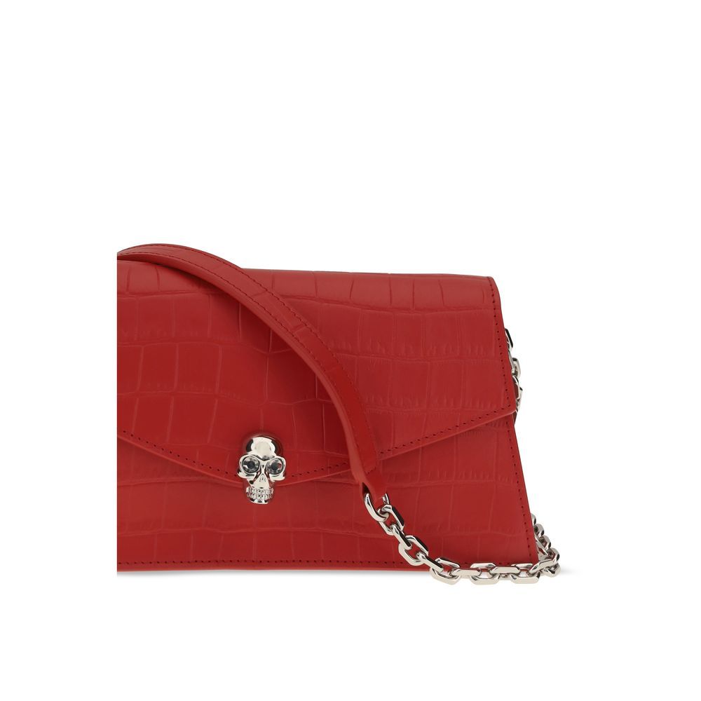 Calf Leather Bos Taurus Clutch Women's Bag - Alexander McQueen - Modalova