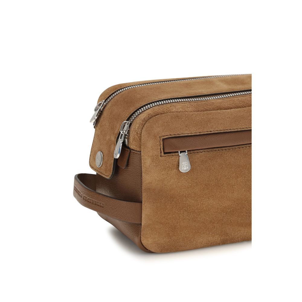Suede Leather Men's Accessories - Brunello Cucinelli - Modalova