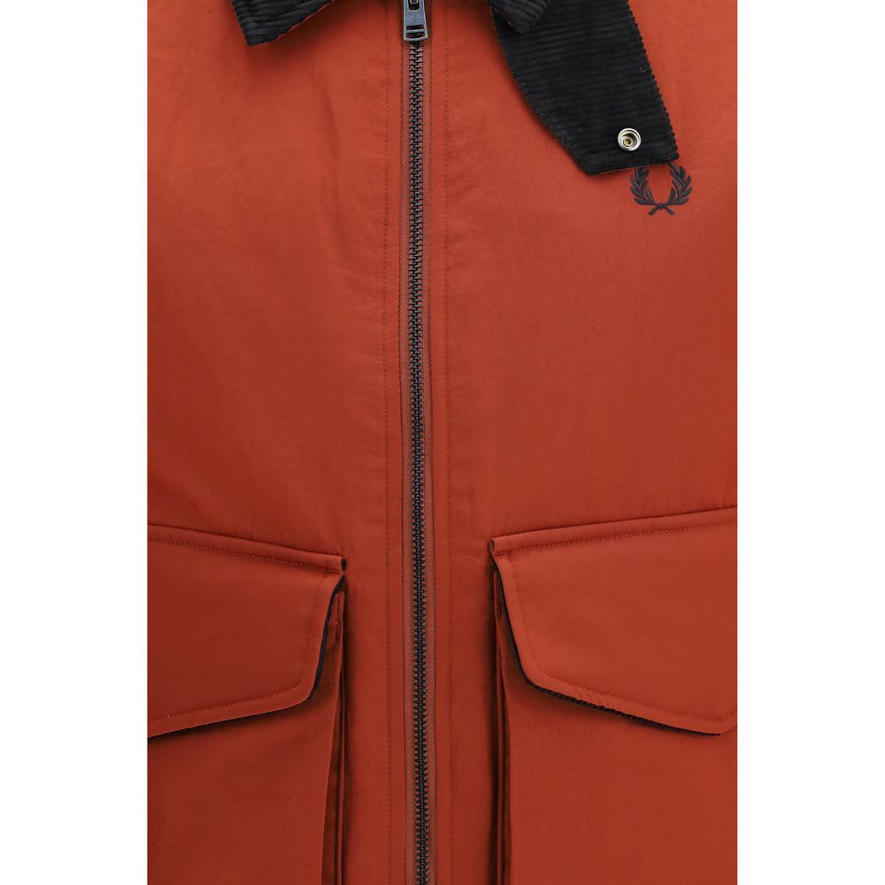 Recycled Polyamide Full-Length Men's Jacket - Fred Perry - Modalova