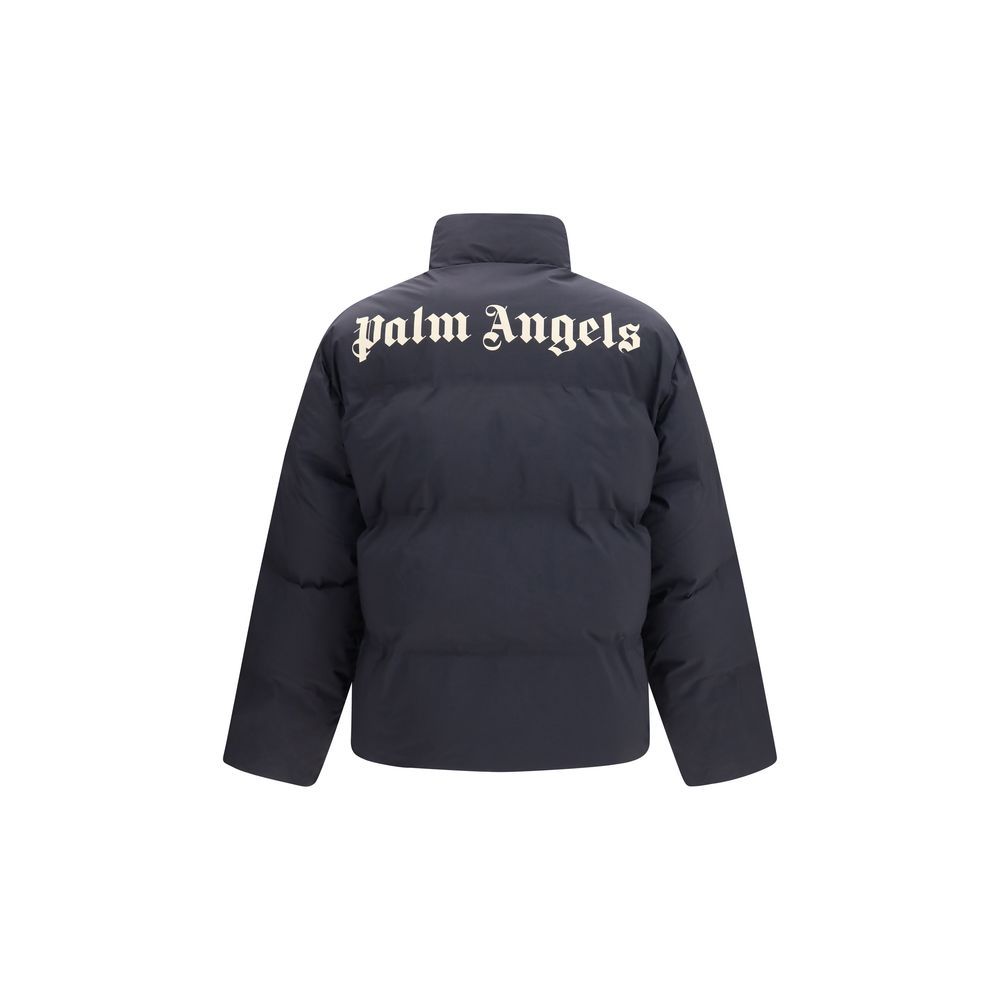 Polyamide Full-Length Men's Jacket - Palm Angels - Modalova