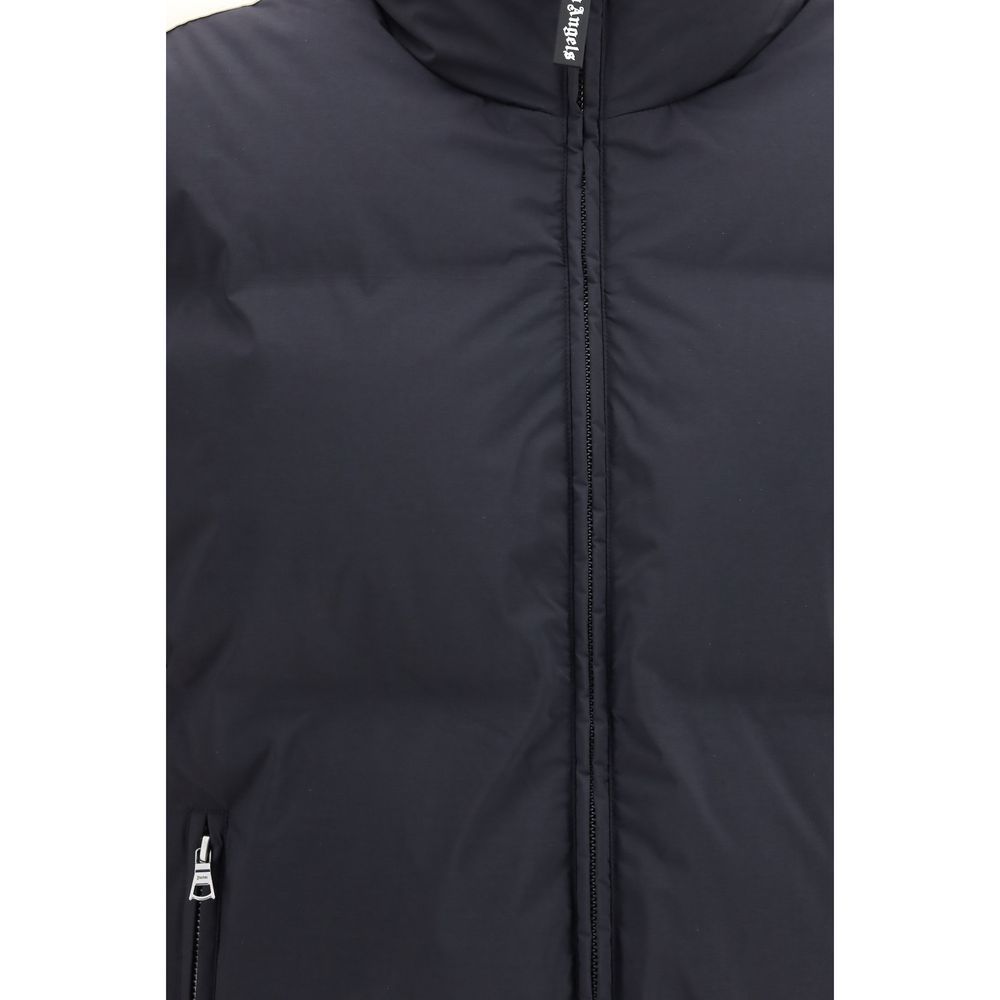 Polyamide Full-Length Men's Jacket - Palm Angels - Modalova