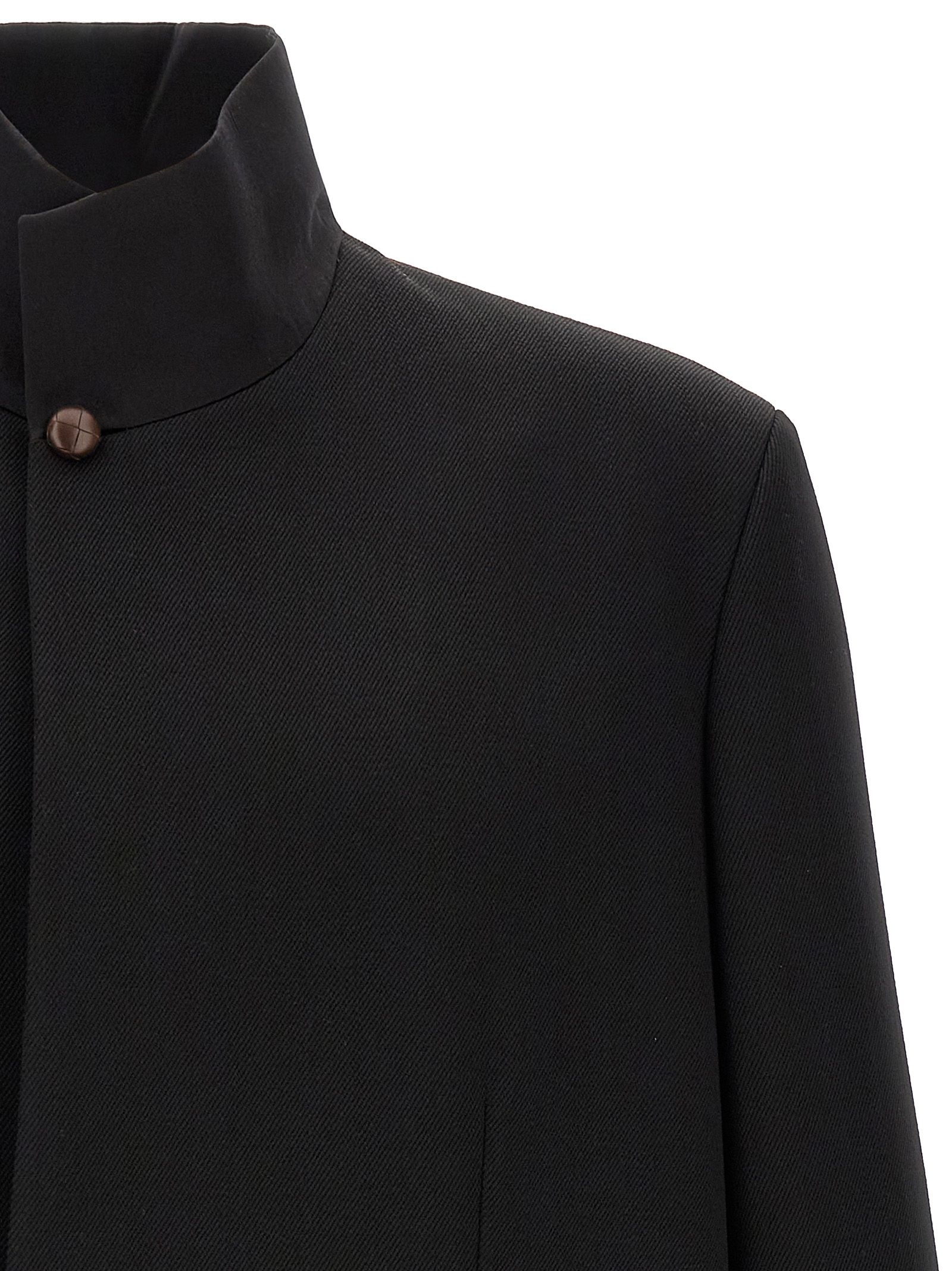 ZEGNA Black Wool Men's Blazer - ZEGNA - Modalova