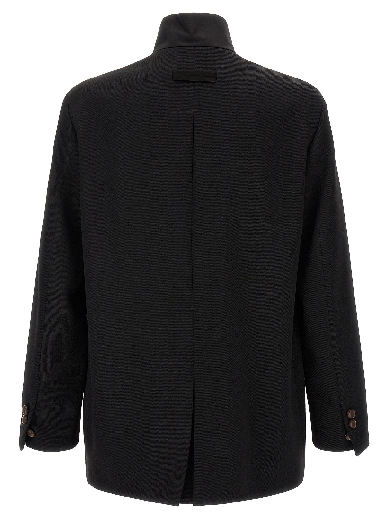ZEGNA Black Wool Men's Blazer - ZEGNA - Modalova
