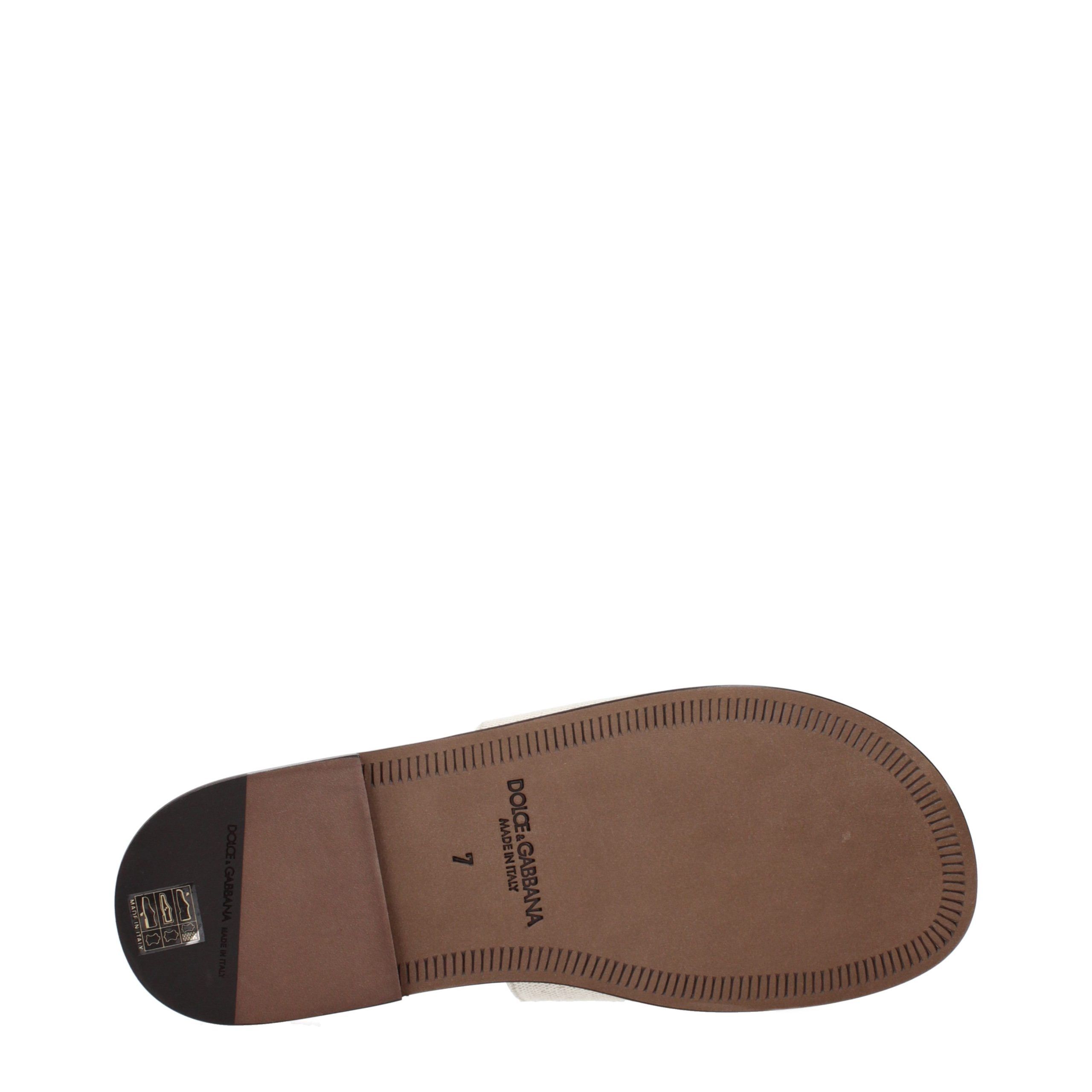 Fabric Men's Slippers - Dolce & Gabbana - Modalova