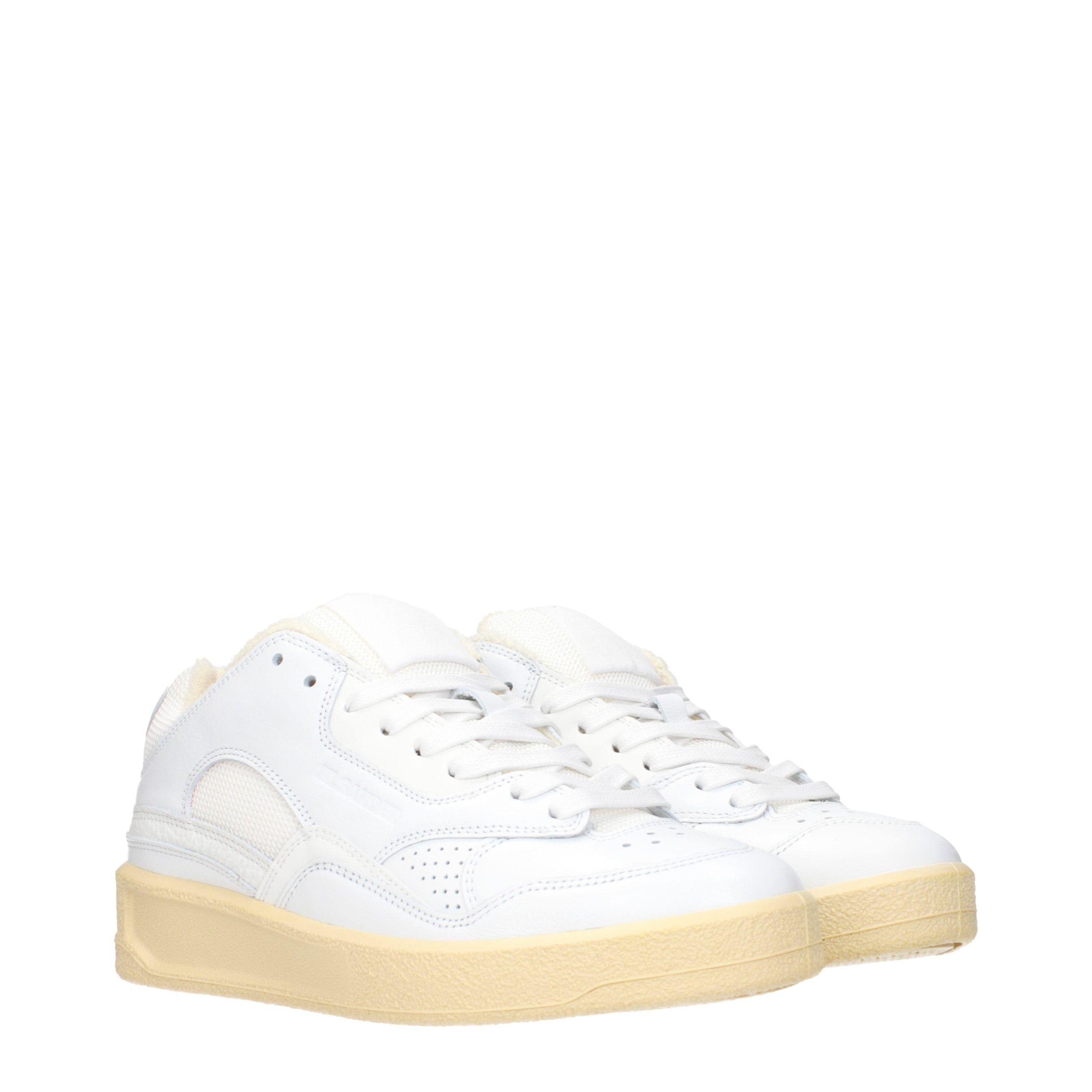 Leather Low Top Women's Sneakers - Jil Sander - Modalova
