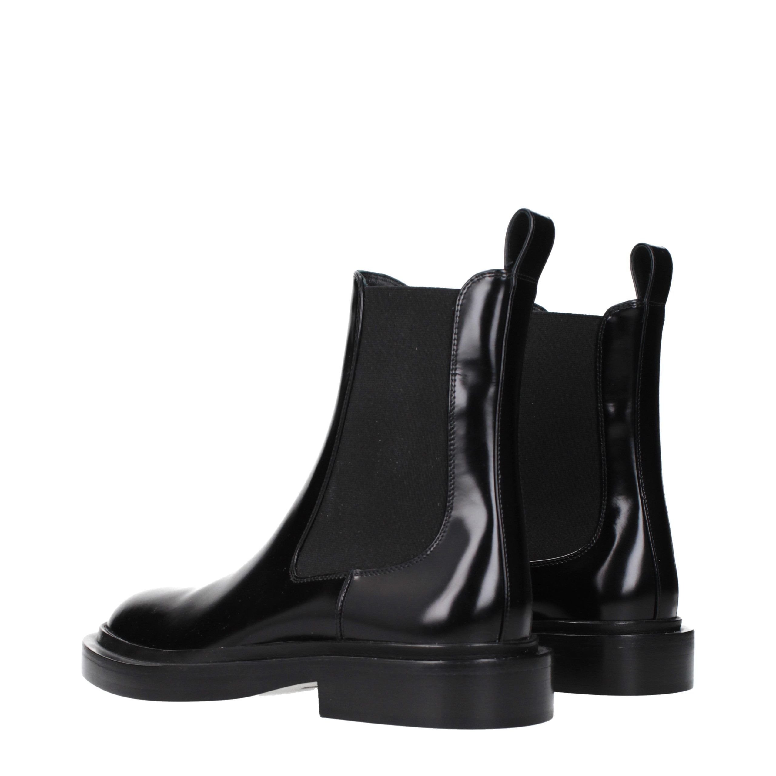 Leather Ankle Women's Boots - Jil Sander - Modalova