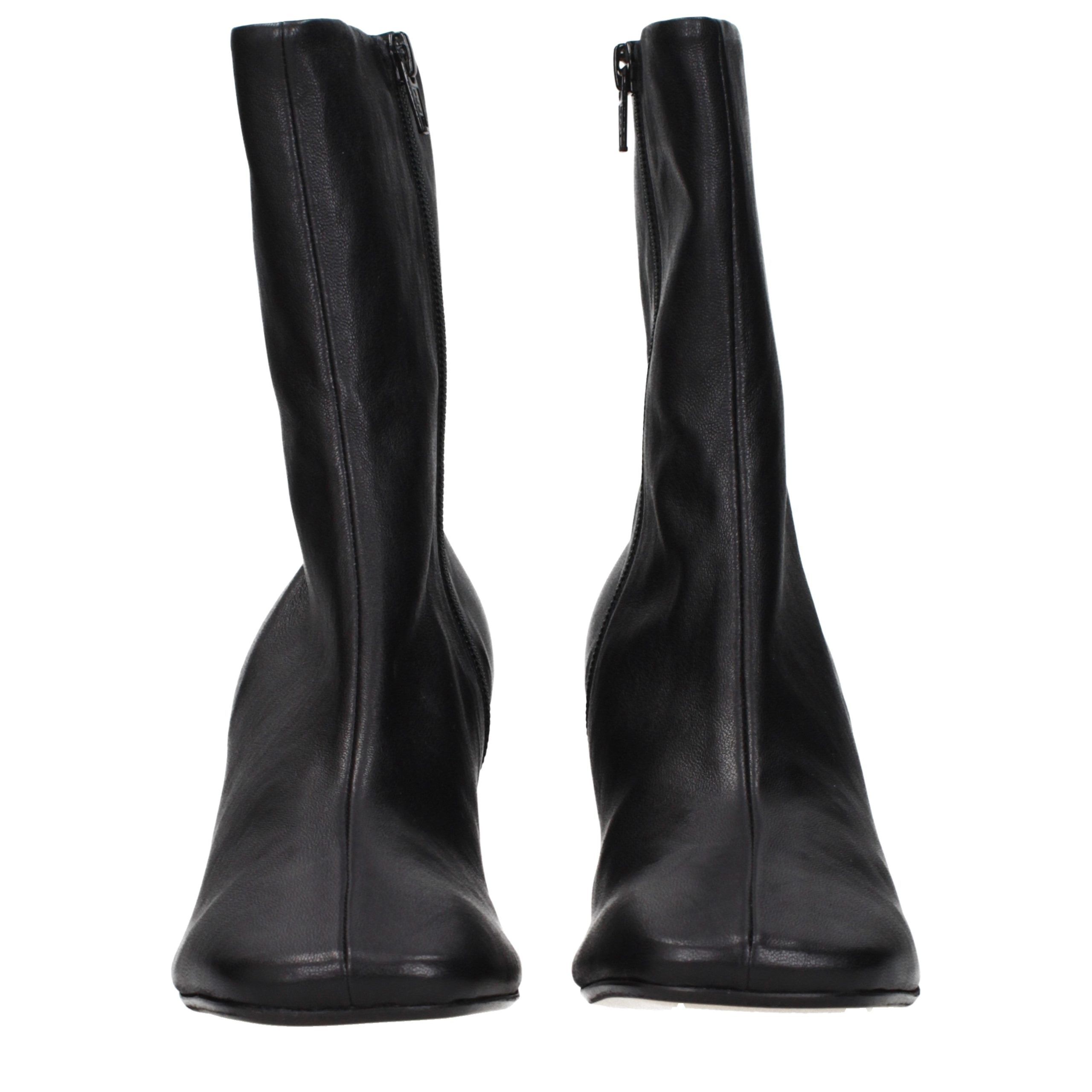 Leather Ankle Women's Boots - Dries Van Noten - Modalova