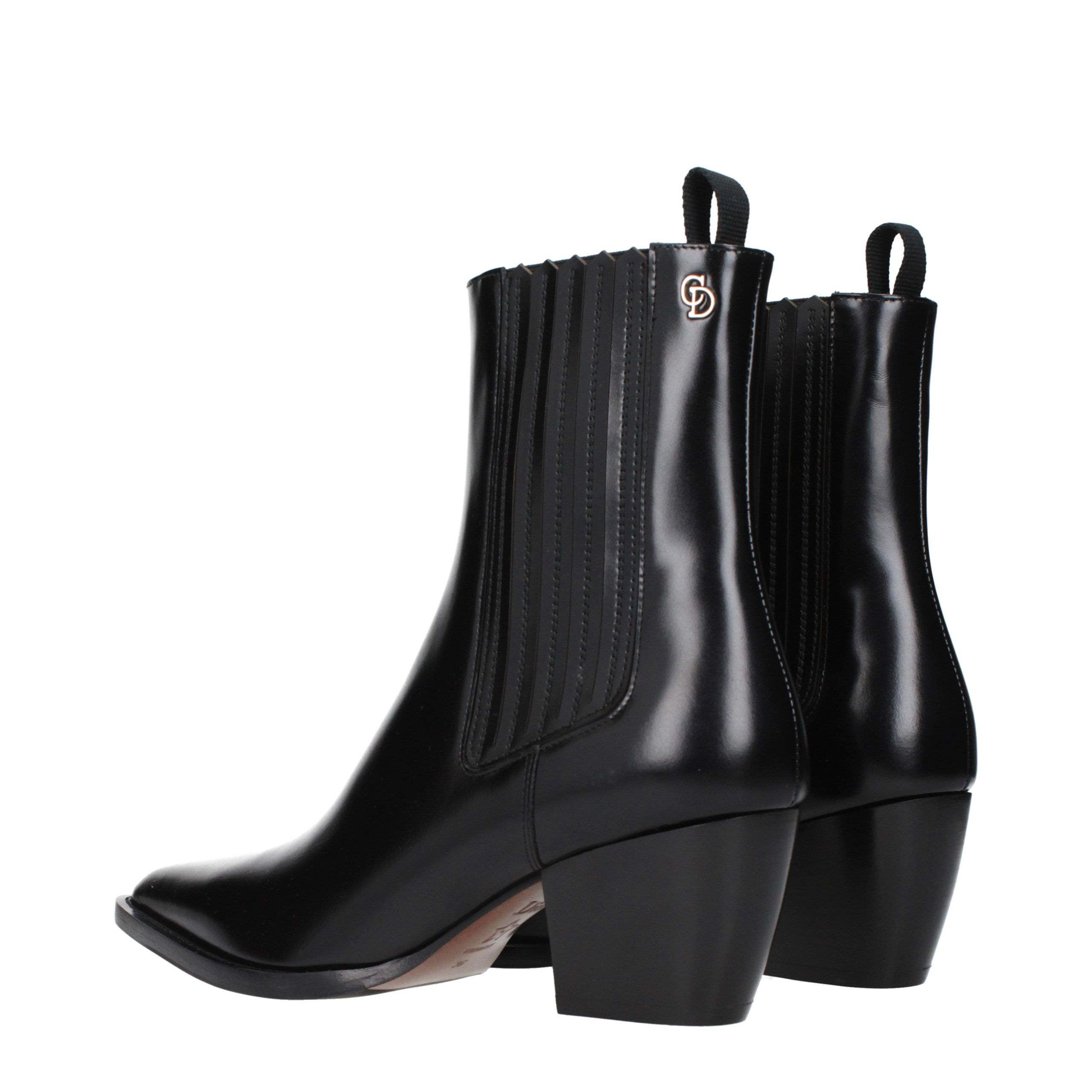 Leather Ankle Women's Boots - Christian Dior - Modalova