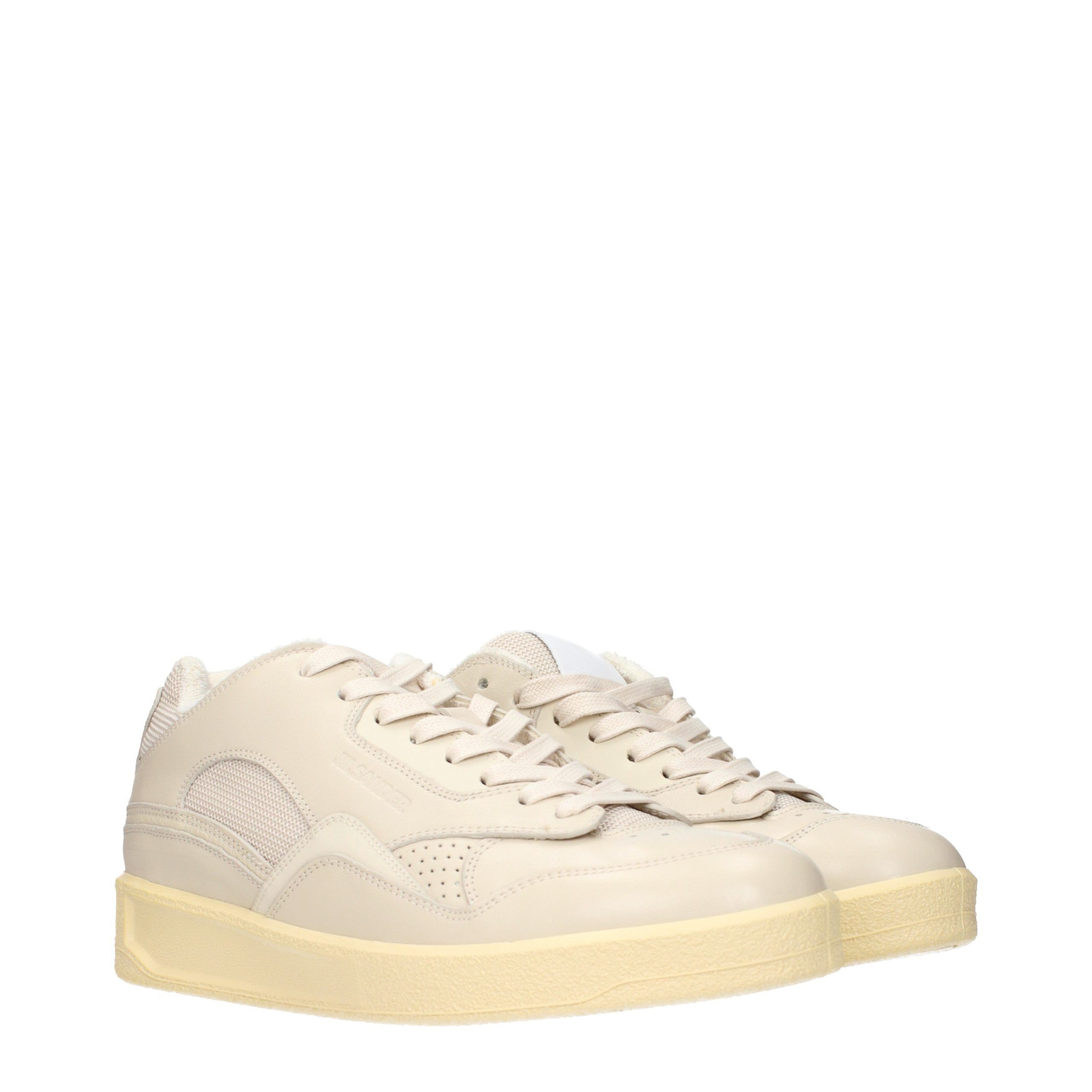 Leather Low Top Men's Sneakers - Jil Sander - Modalova
