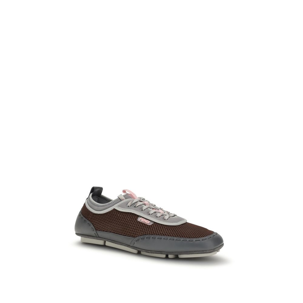 Calf Leather Bos Taurus Athletic Men's Sneakers - Fendi - Modalova