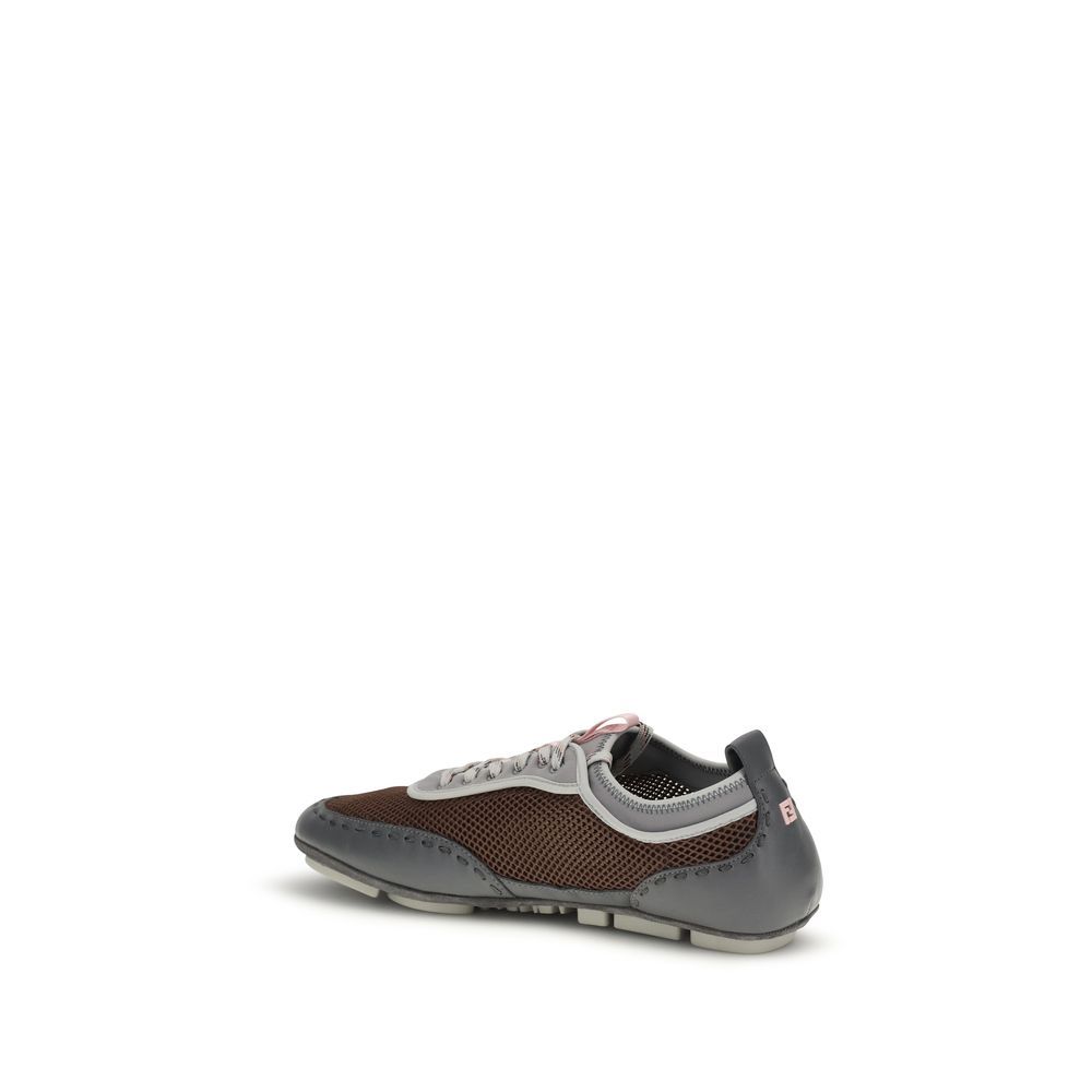 Calf Leather Bos Taurus Athletic Men's Sneakers - Fendi - Modalova