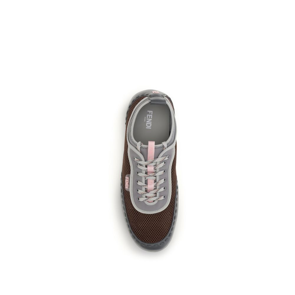 Calf Leather Bos Taurus Athletic Men's Sneakers - Fendi - Modalova