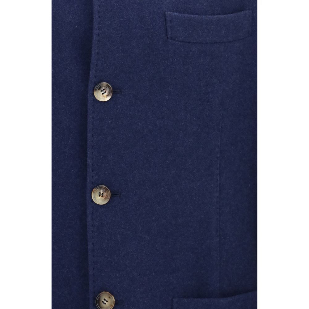 Cashmere Full-Length Men's Jacket - Brunello Cucinelli - Modalova