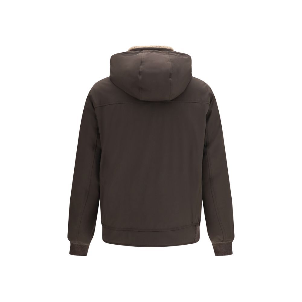 Polyamide Men's Bomber - Brunello Cucinelli - Modalova