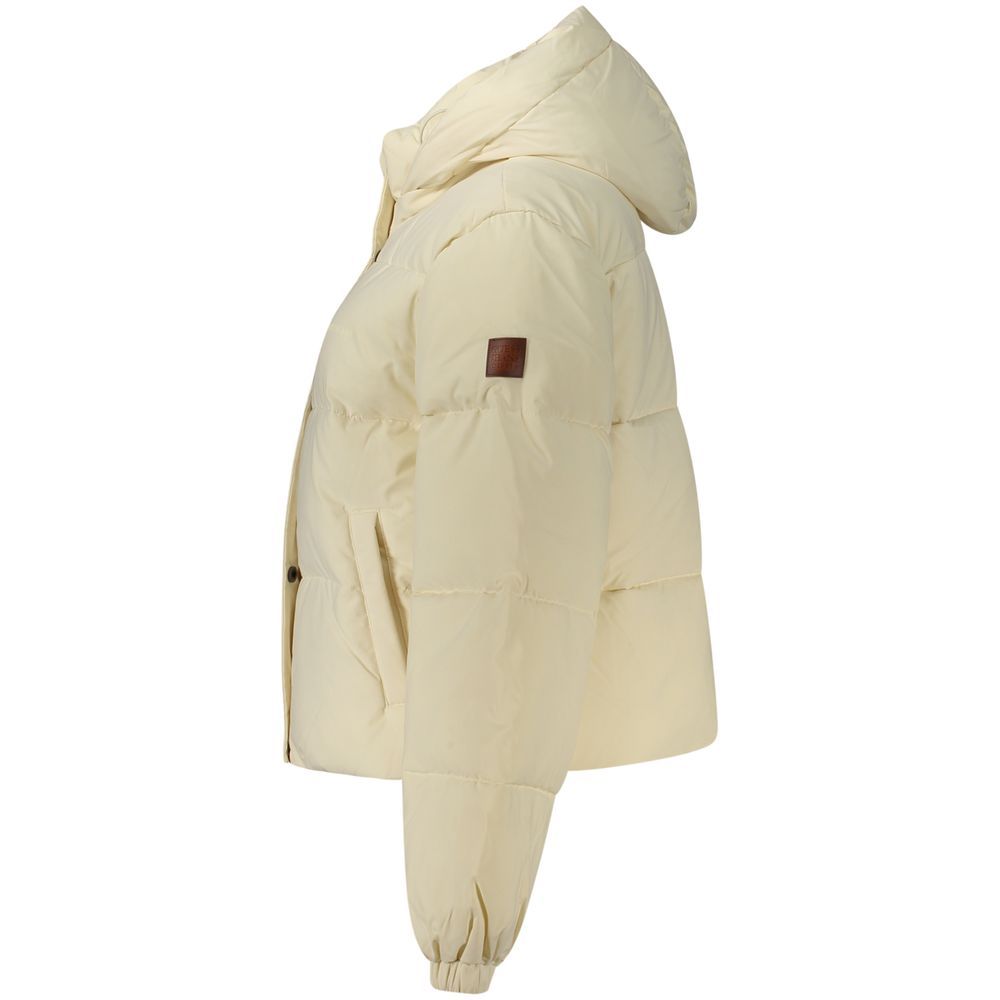Cream Polyester Women's Women's Jacket - Guess Jeans - Modalova