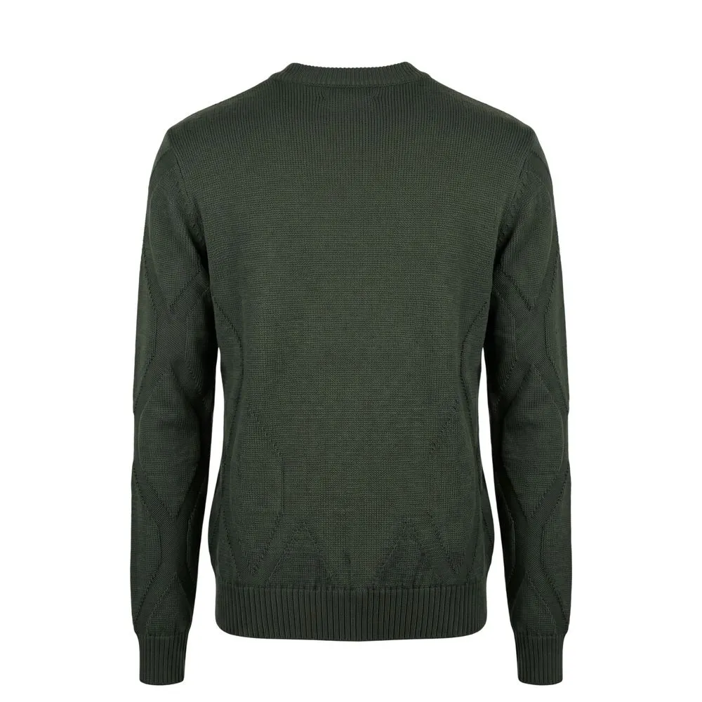 Green Wool Men's Men's Sweater - Roberto Pepe Luxury - Modalova