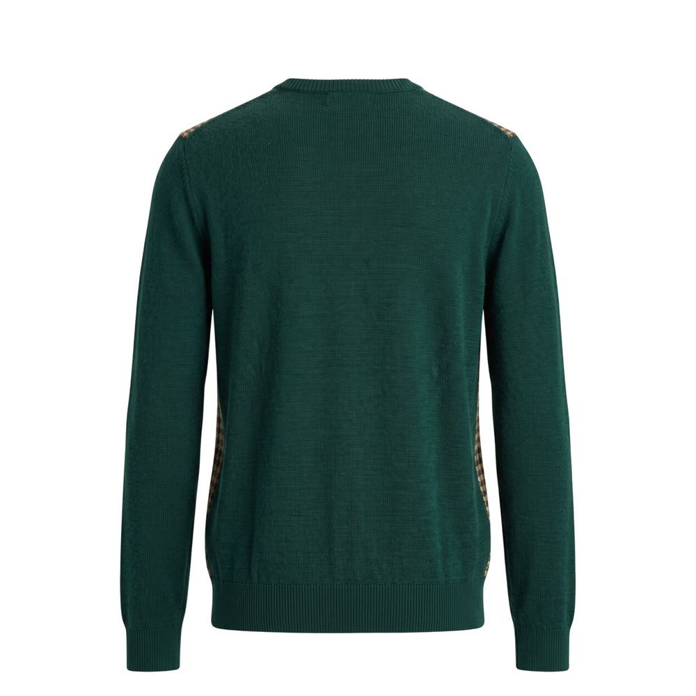 Green Wool Men's Men's Sweater - Roberto Pepe Luxury - Modalova