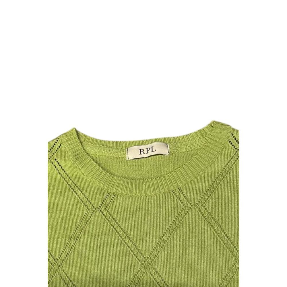 Green Cotton Men Men's Sweater - Roberto Pepe Luxury - Modalova