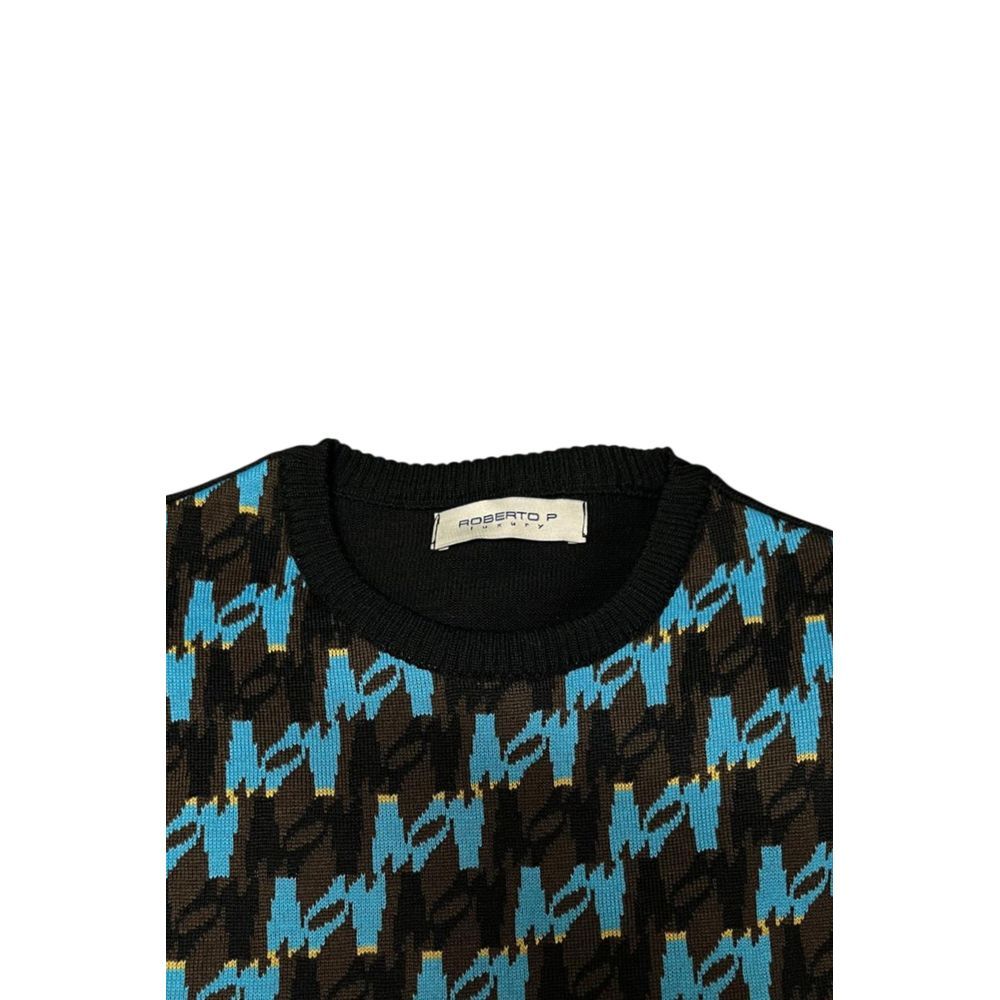 Wool Men's Men's Sweater - Roberto Pepe Luxury - Modalova