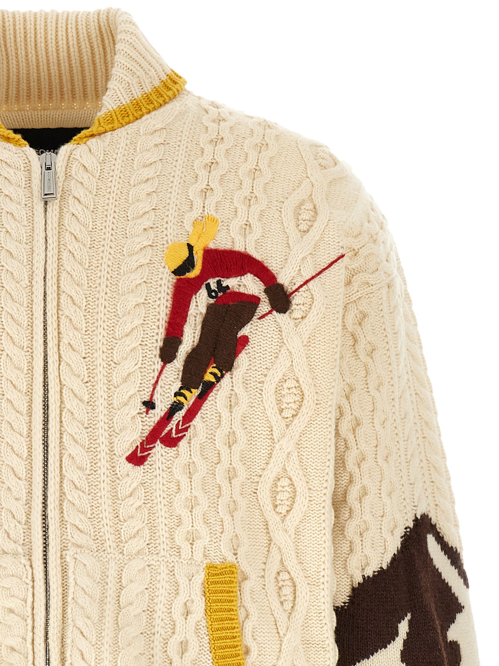 Wool Men's Cardigan - Dsquared² - Modalova