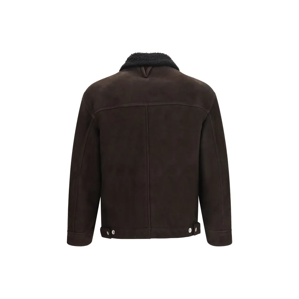 Lamb Ovis Aries Leather Men's Jacket - Valstar - Modalova