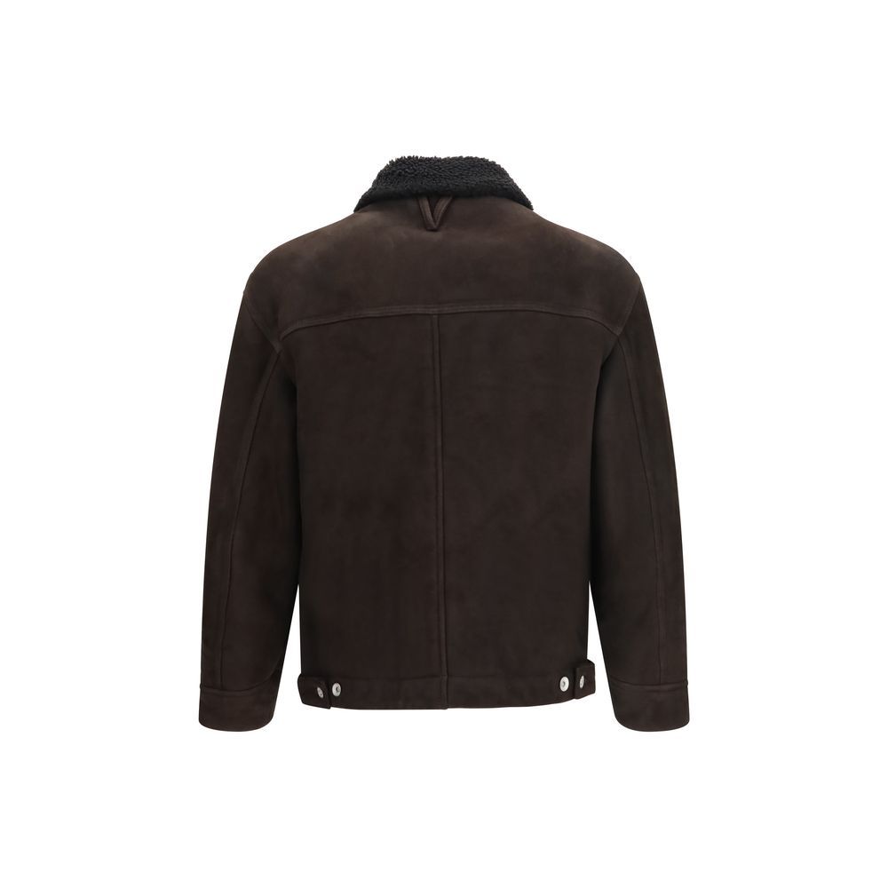 Lamb Ovis Aries Leather Men's Jacket - Valstar - Modalova