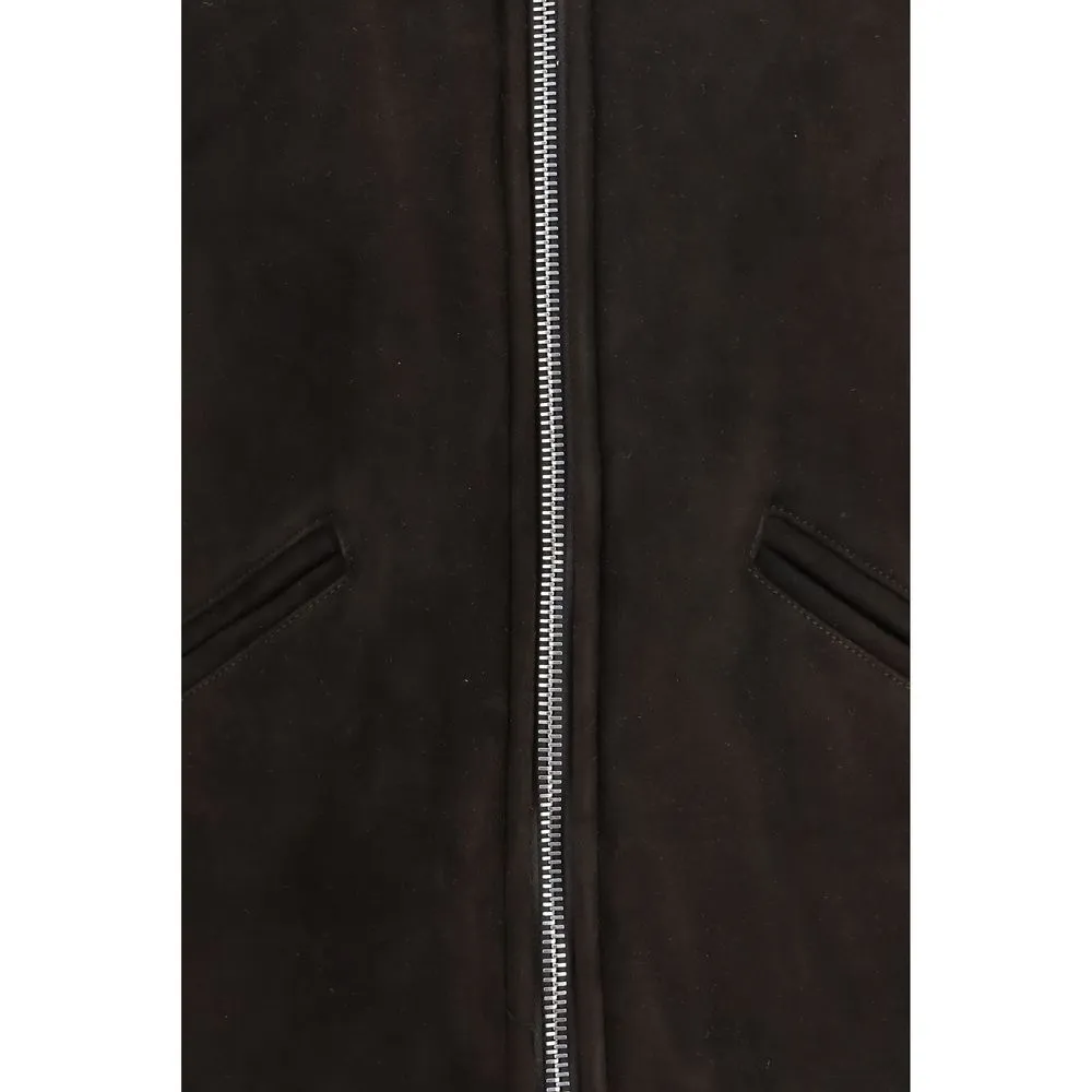 Lamb Ovis Aries Leather Men's Jacket - Valstar - Modalova