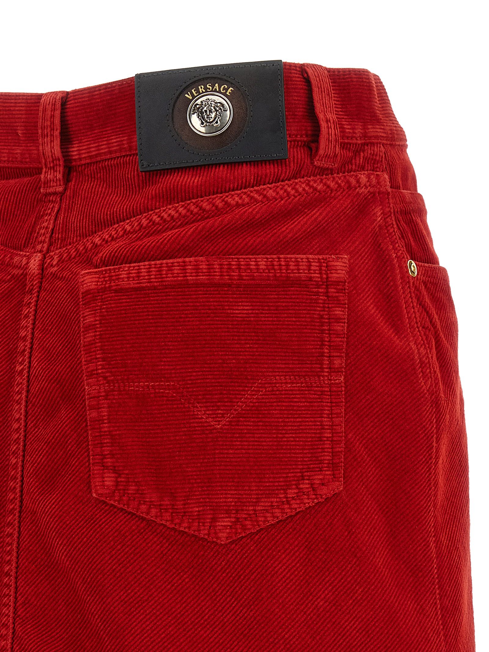 Cotton Long Women's Skirt - Versace - Modalova