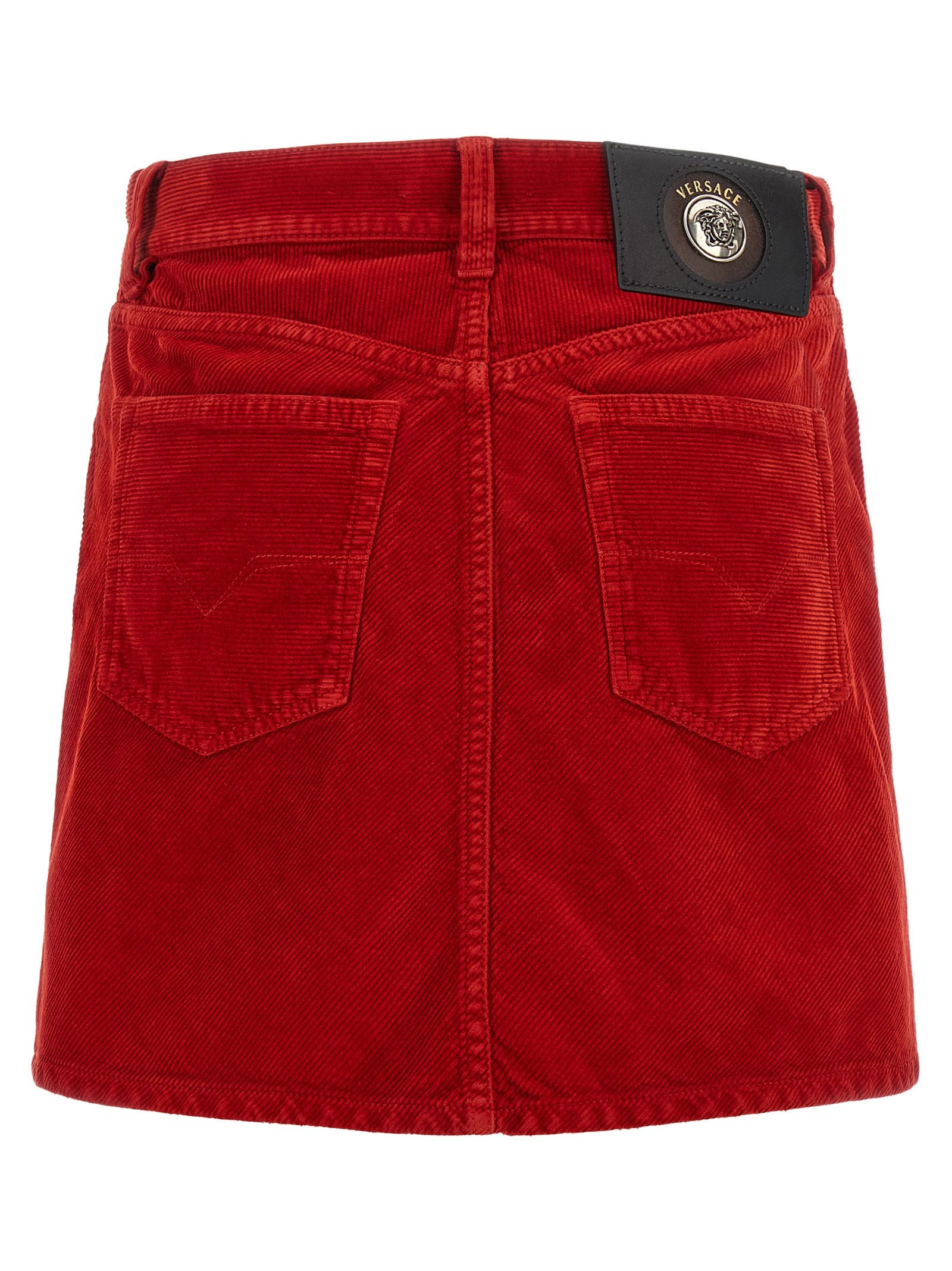 Cotton Long Women's Skirt - Versace - Modalova