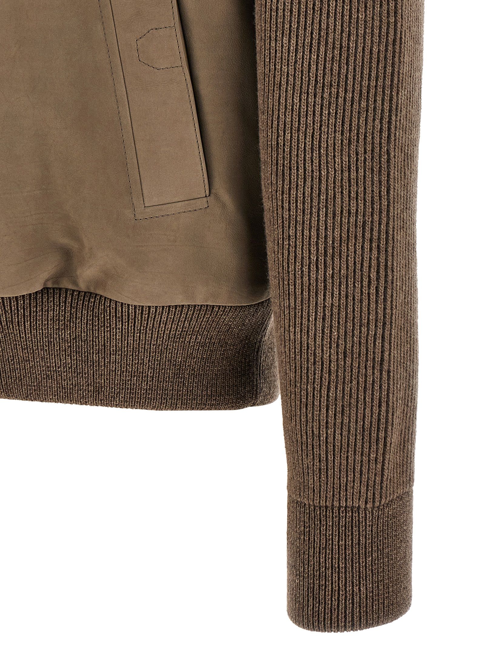 Calfskin Leather Men's Jacket - Brioni - Modalova