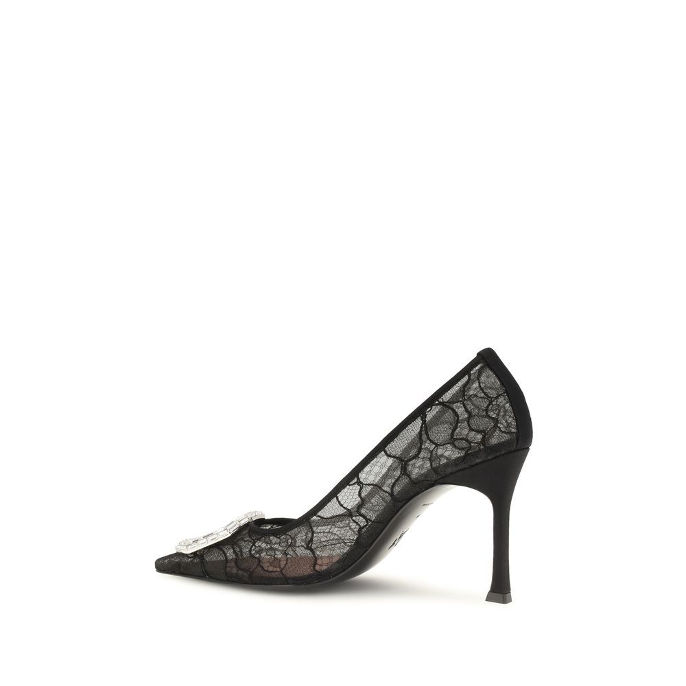 Fabric High Heel Women's Pumps - Amina Muaddi - Modalova