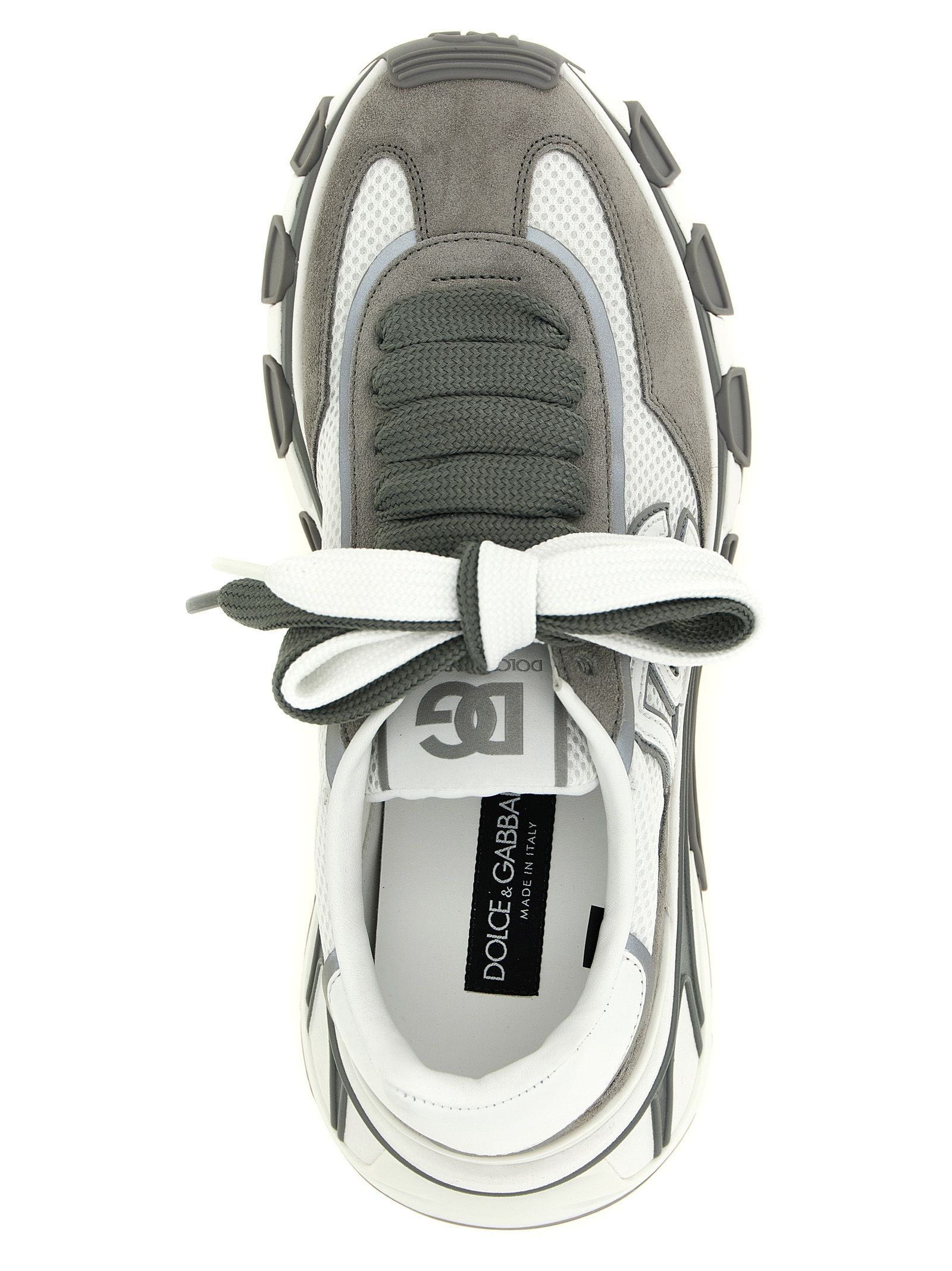 Leather Athletic Men's Sneakers - Dolce & Gabbana - Modalova