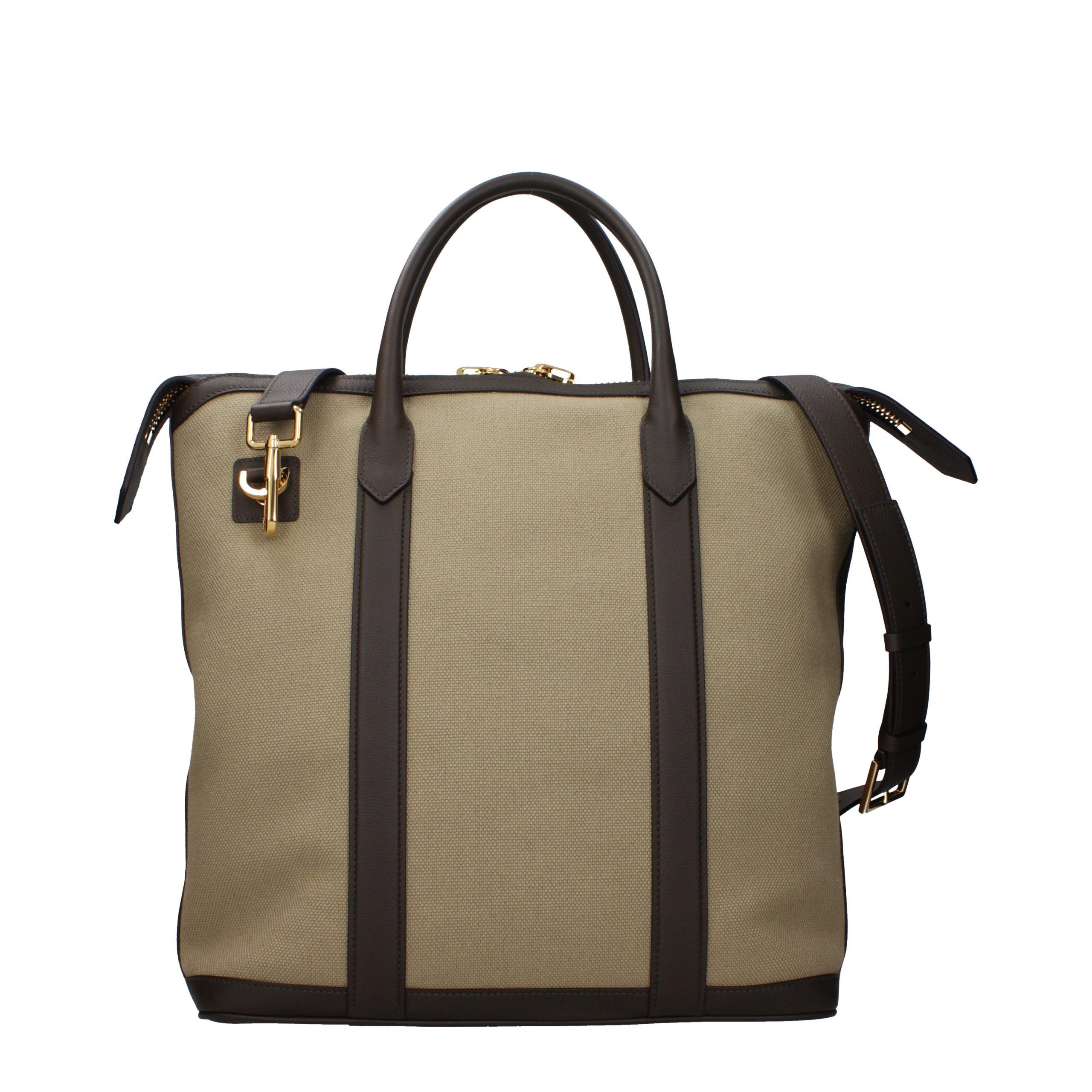 Tom Ford Beige Fabric Men's Handbag - Tom Ford - Modalova