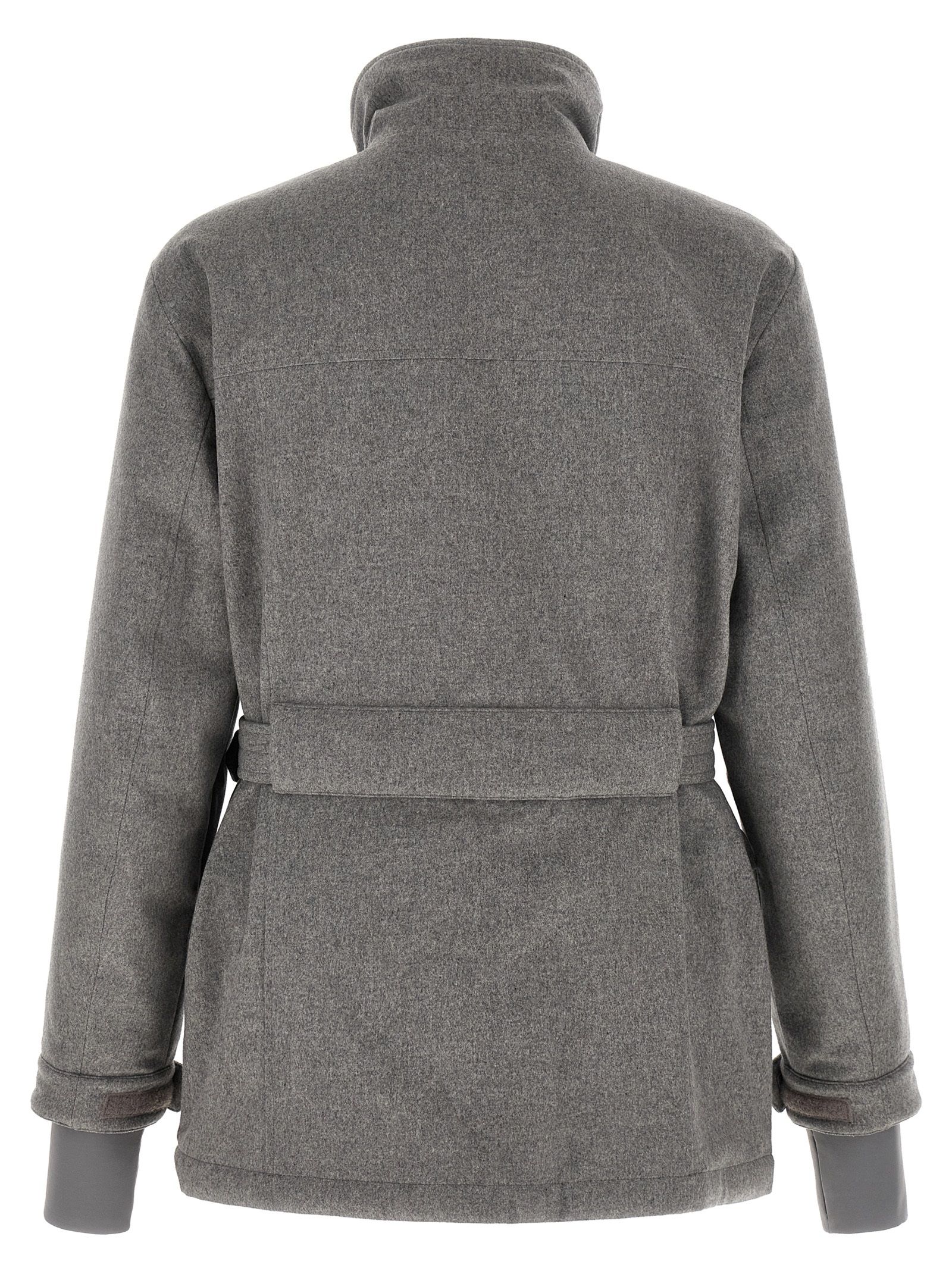 Wool Full-Length Men's Jacket - Brunello Cucinelli - Modalova