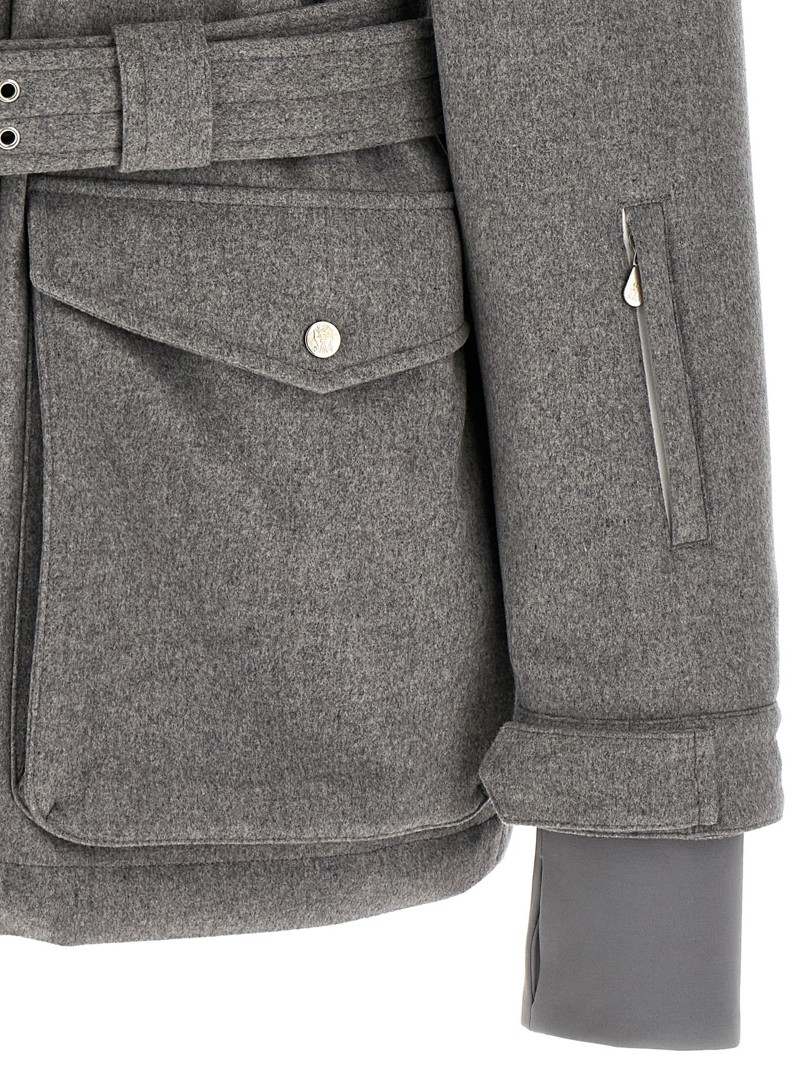Wool Full-Length Men's Jacket - Brunello Cucinelli - Modalova